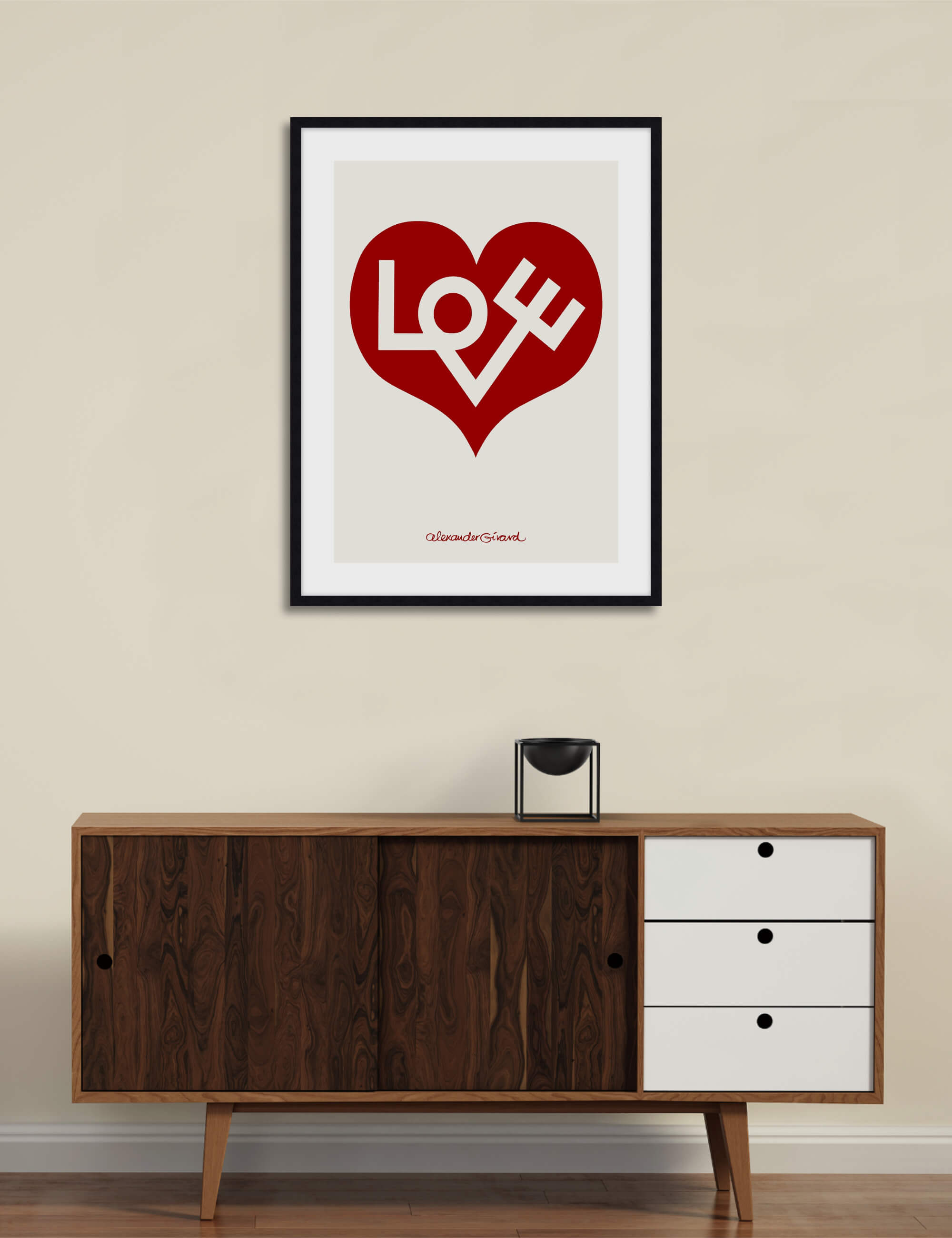 Love by Alexander Girard Wall Art