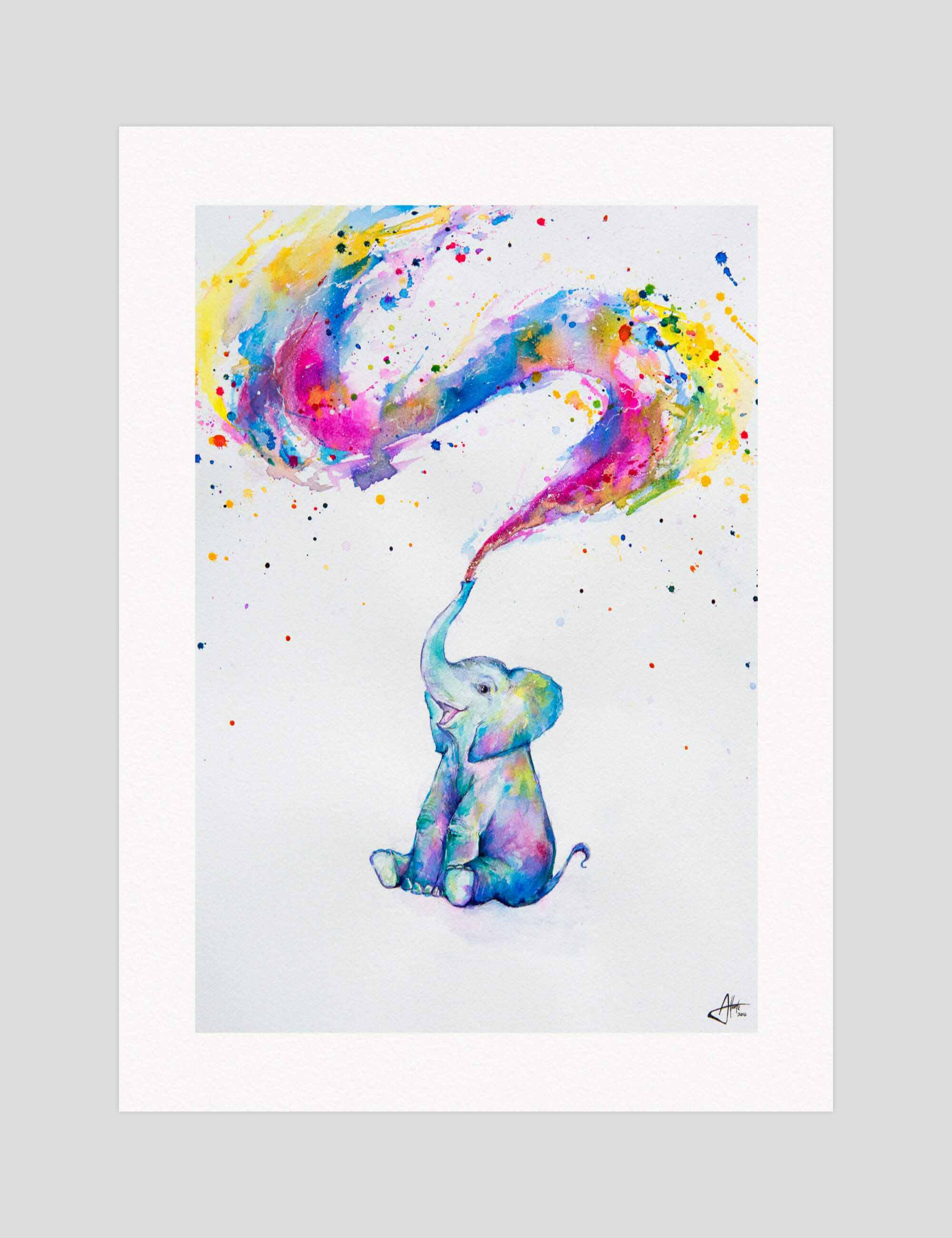 Marc Allante Spring gallery quality art print produced using 100% cotton rag textured art paper and pigment based archival inks in New Zealand.