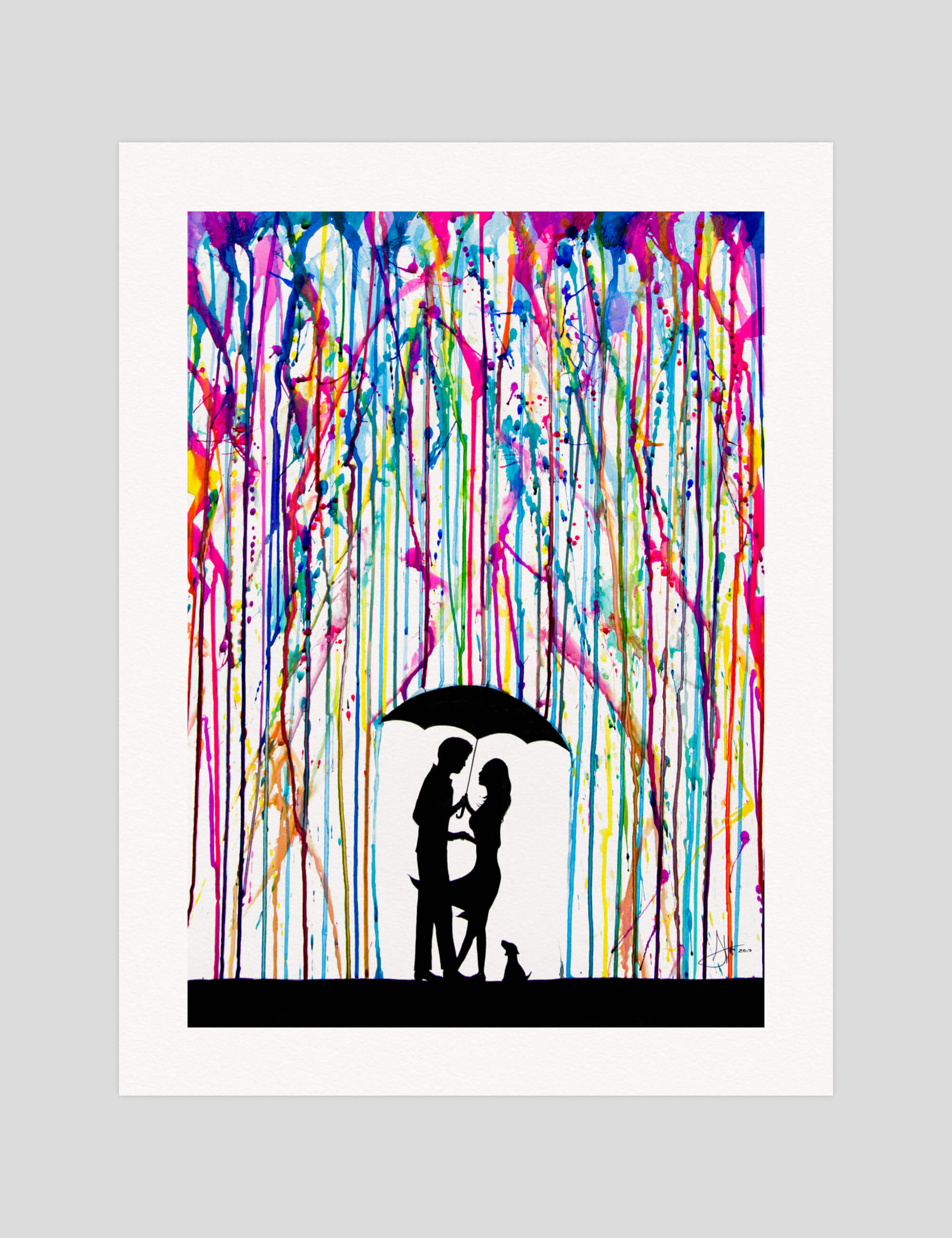 Marc Allante Two Step gallery quality art print produced using 100% cotton rag textured art paper and pigment based archival inks in New Zealand.