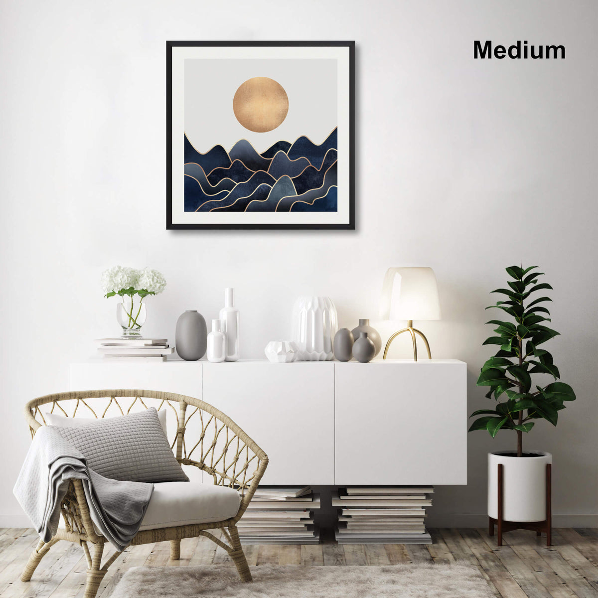 Waves by Elisabeth Fredriksson Wall Art for Living Room