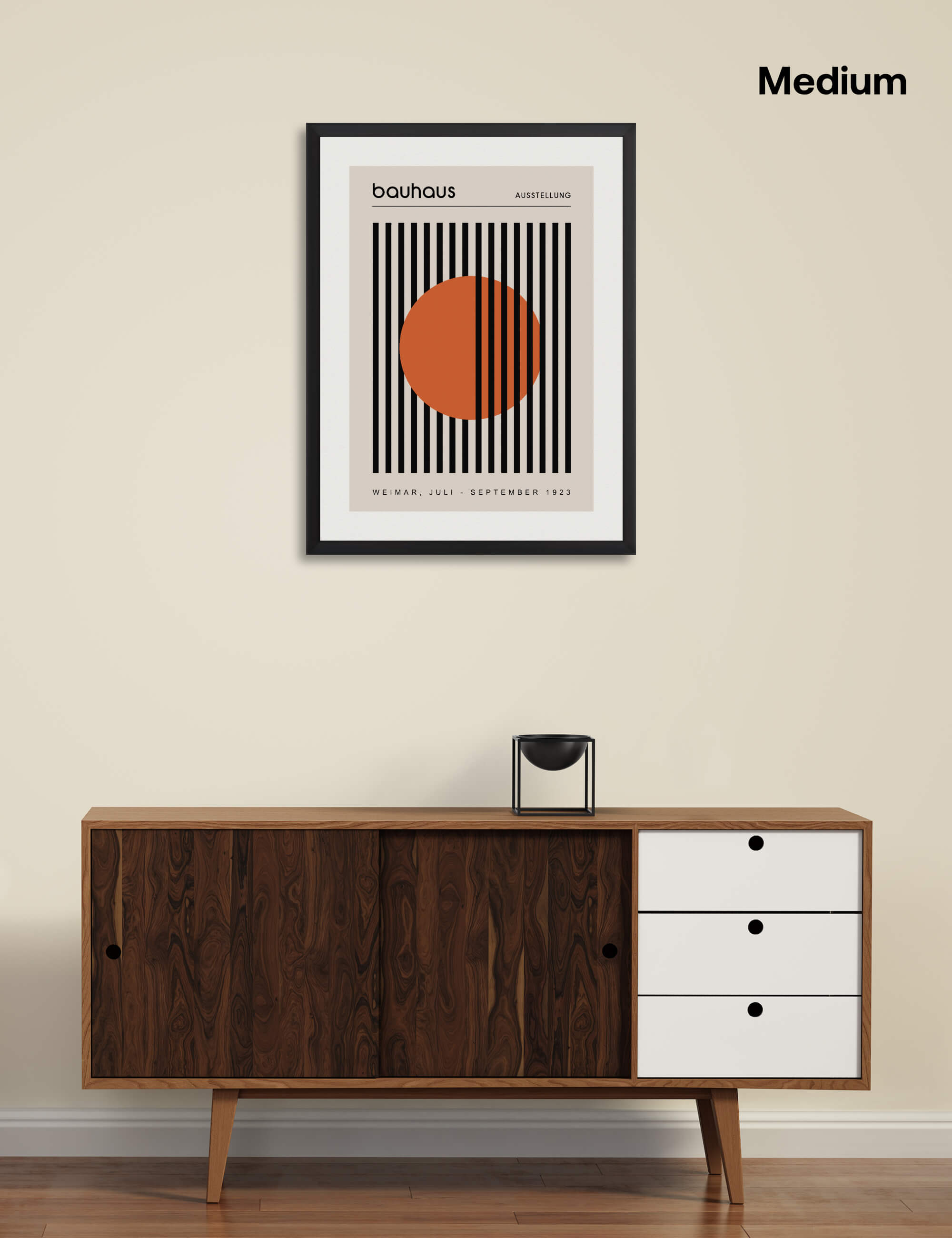 Bauhaus Ausstellung 1923 Circle Study Art Print | Pop Motif