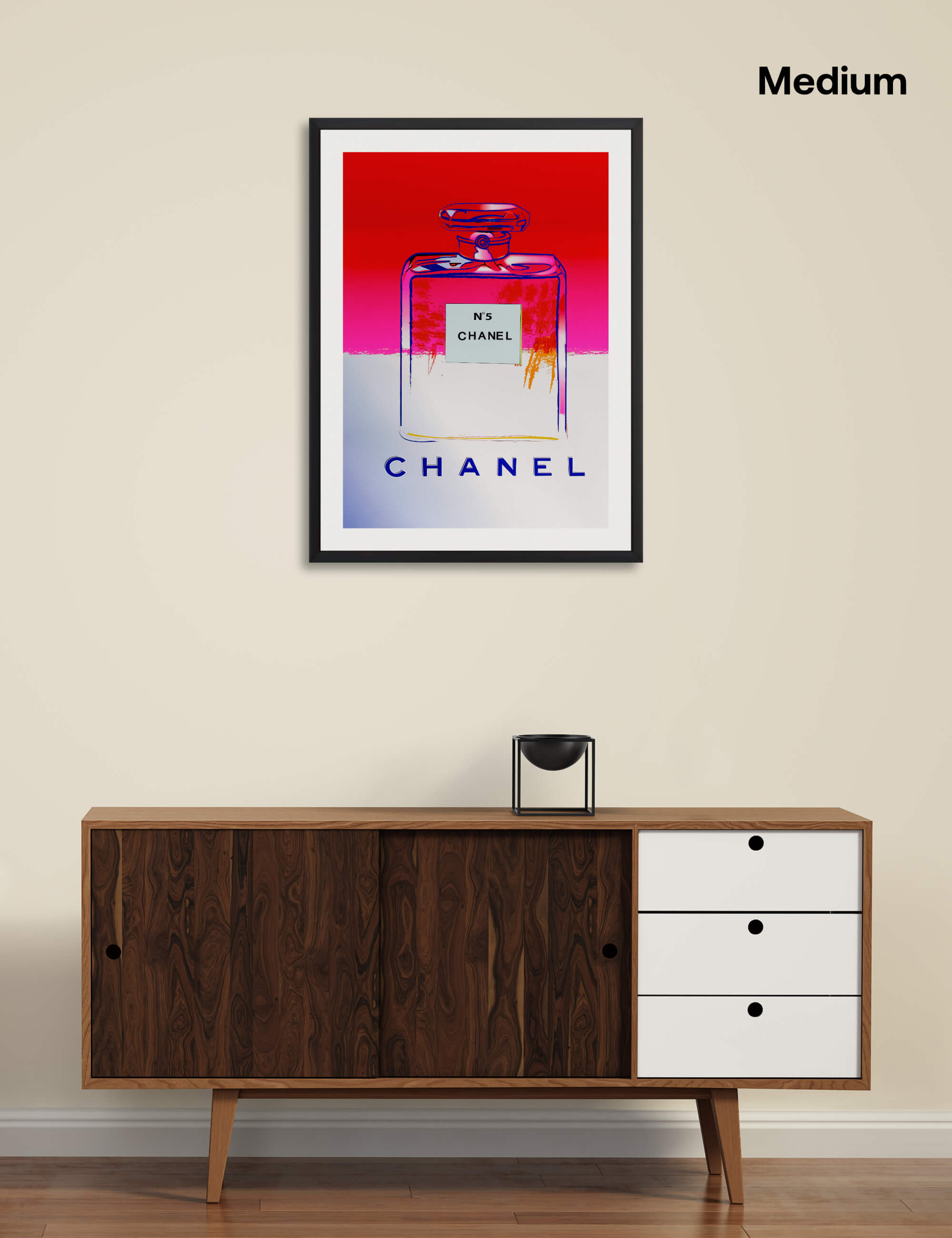 Chanel No.5 by Andy Warhol Wall Art for Living Room