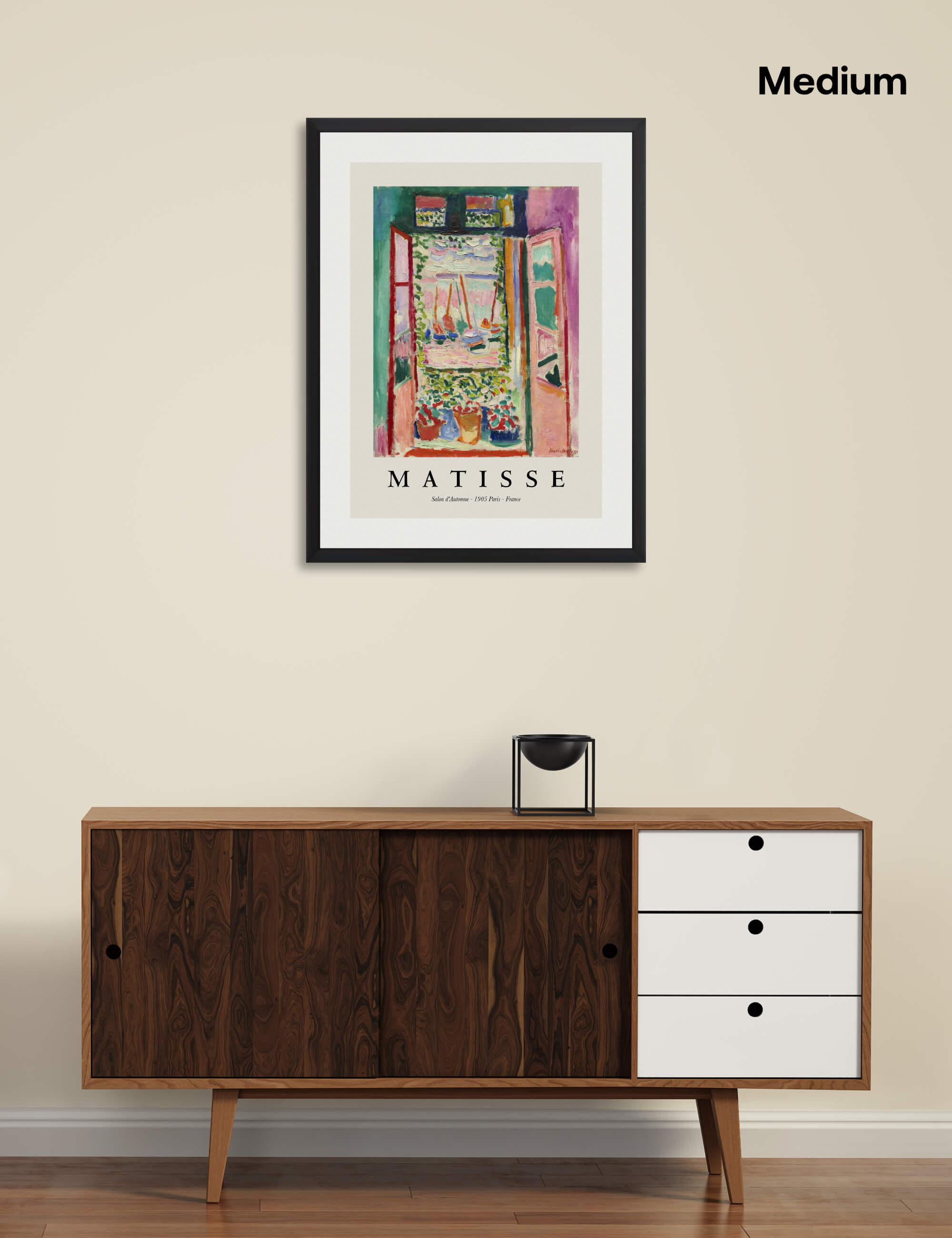 The Open Window by Henri Matisse Wall Art for Living Room