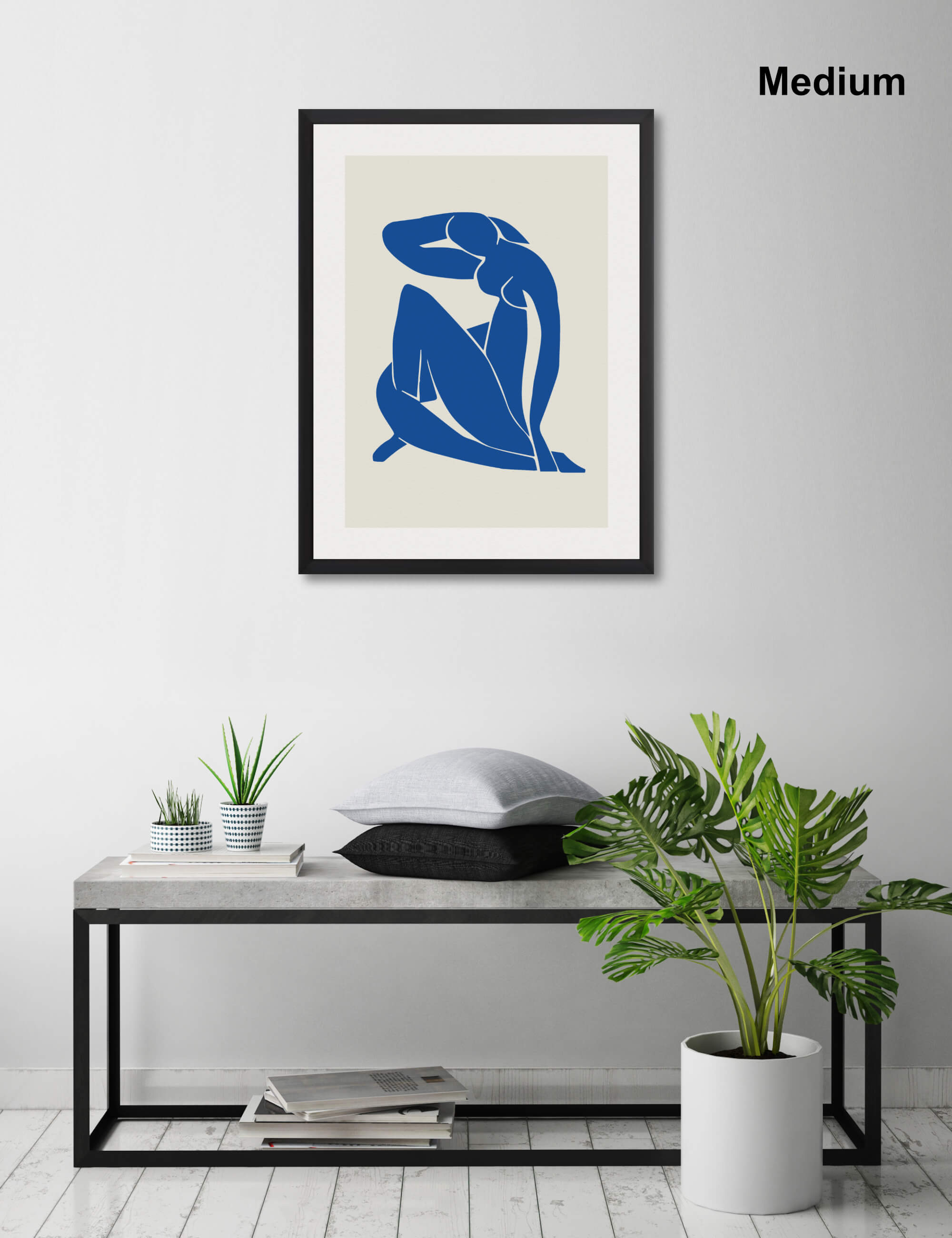 Blue Nude VI by Henri Matisse Wall Art for Living Room