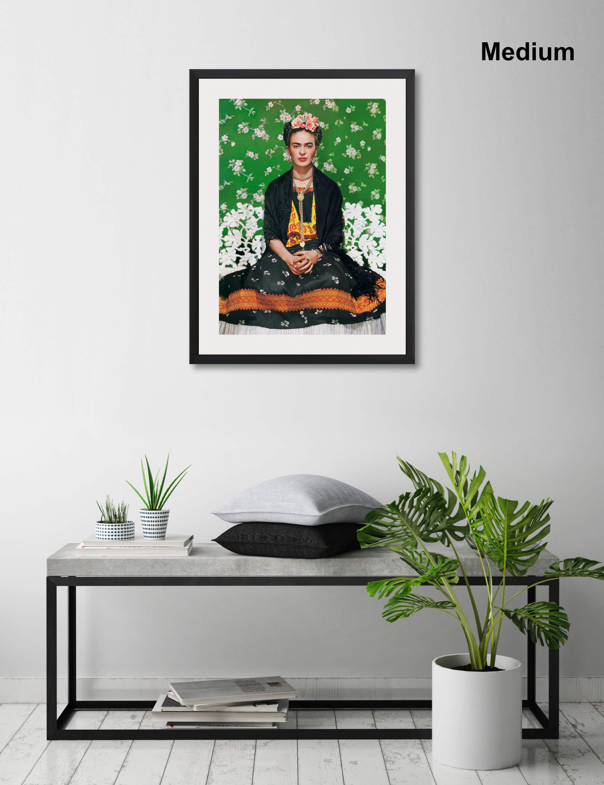 Frida Kahlo Portrait Wall Art for Living Room