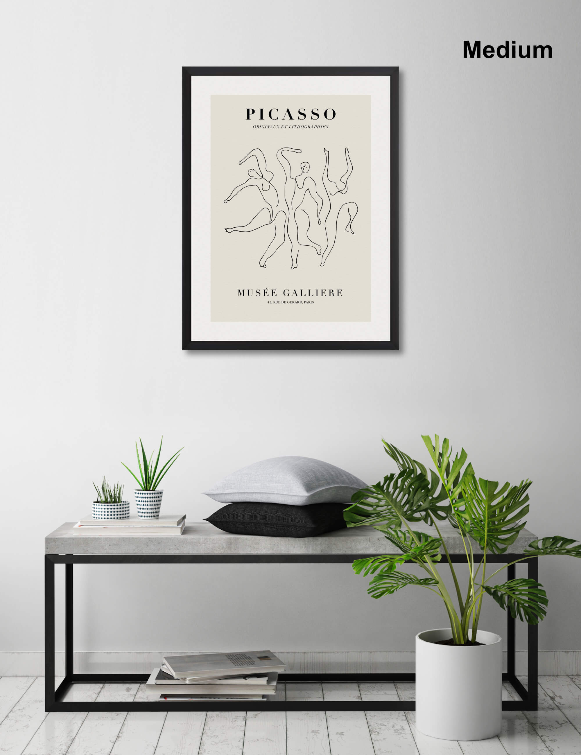 Musee Galliere Trois Danseuses by Pablo Picasso Wall Art for Living Room