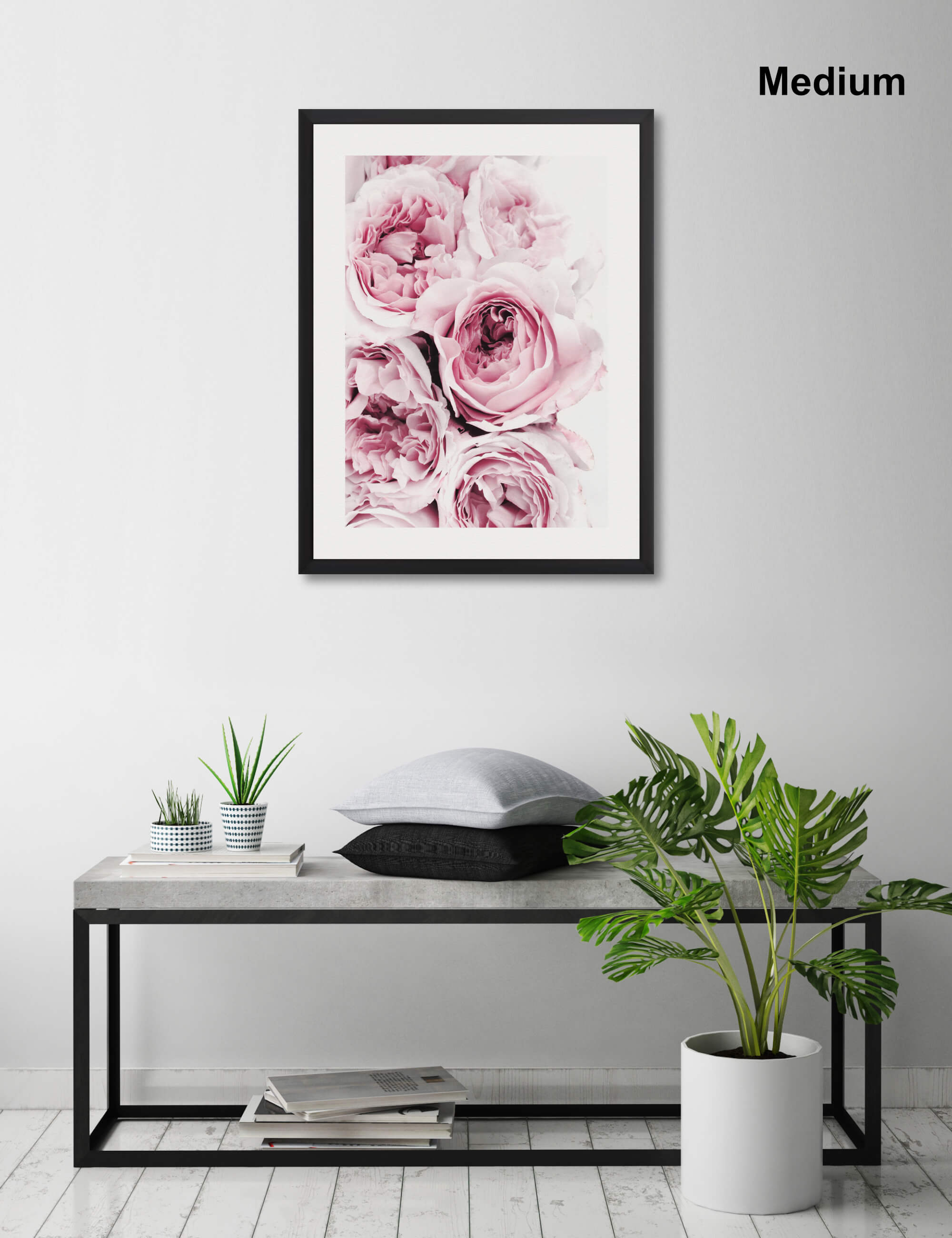 Peonies In Bloom Wall Art for Living Room