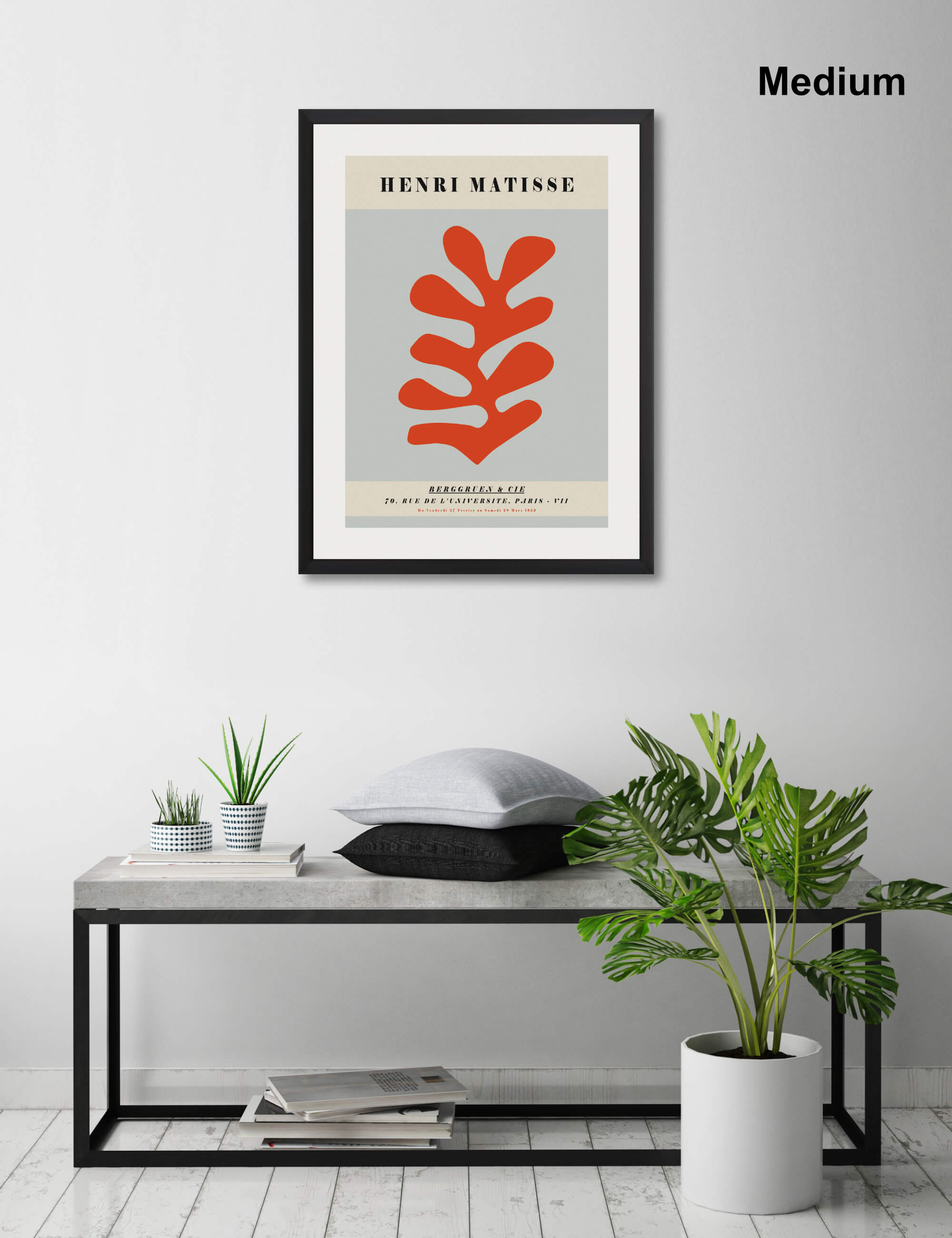 Red Coral by Henri Matisse Wall Art for Living Room