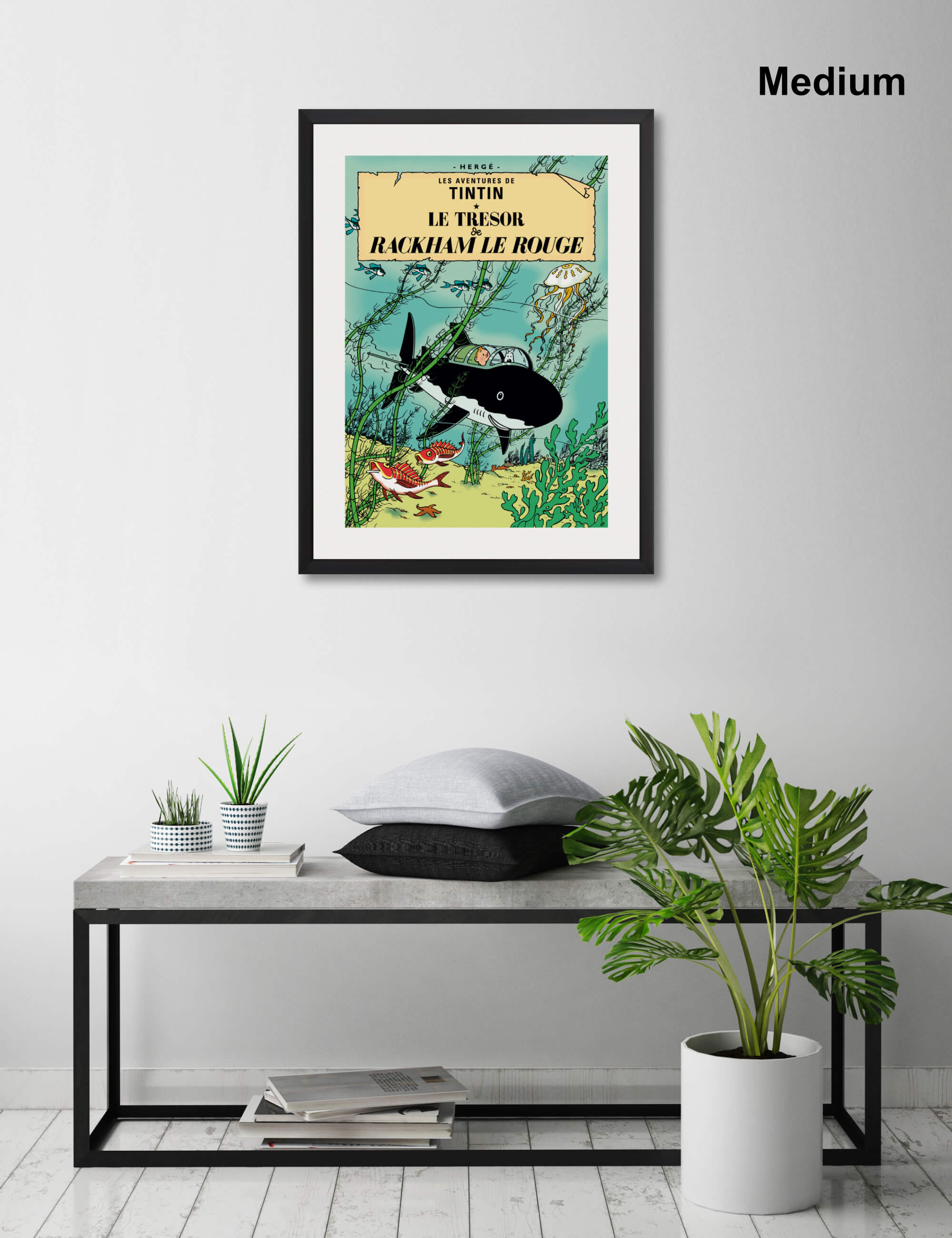 Tintin Le Trésor de Rackham le Rouge by Herge Wall Art for Living Room