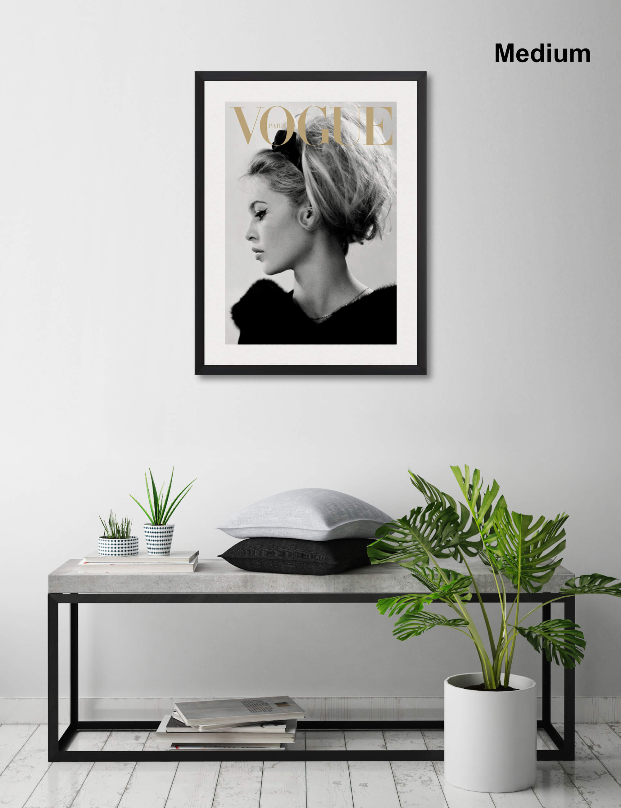 Vogue Brigitte Bardot Wall Art for Living Room