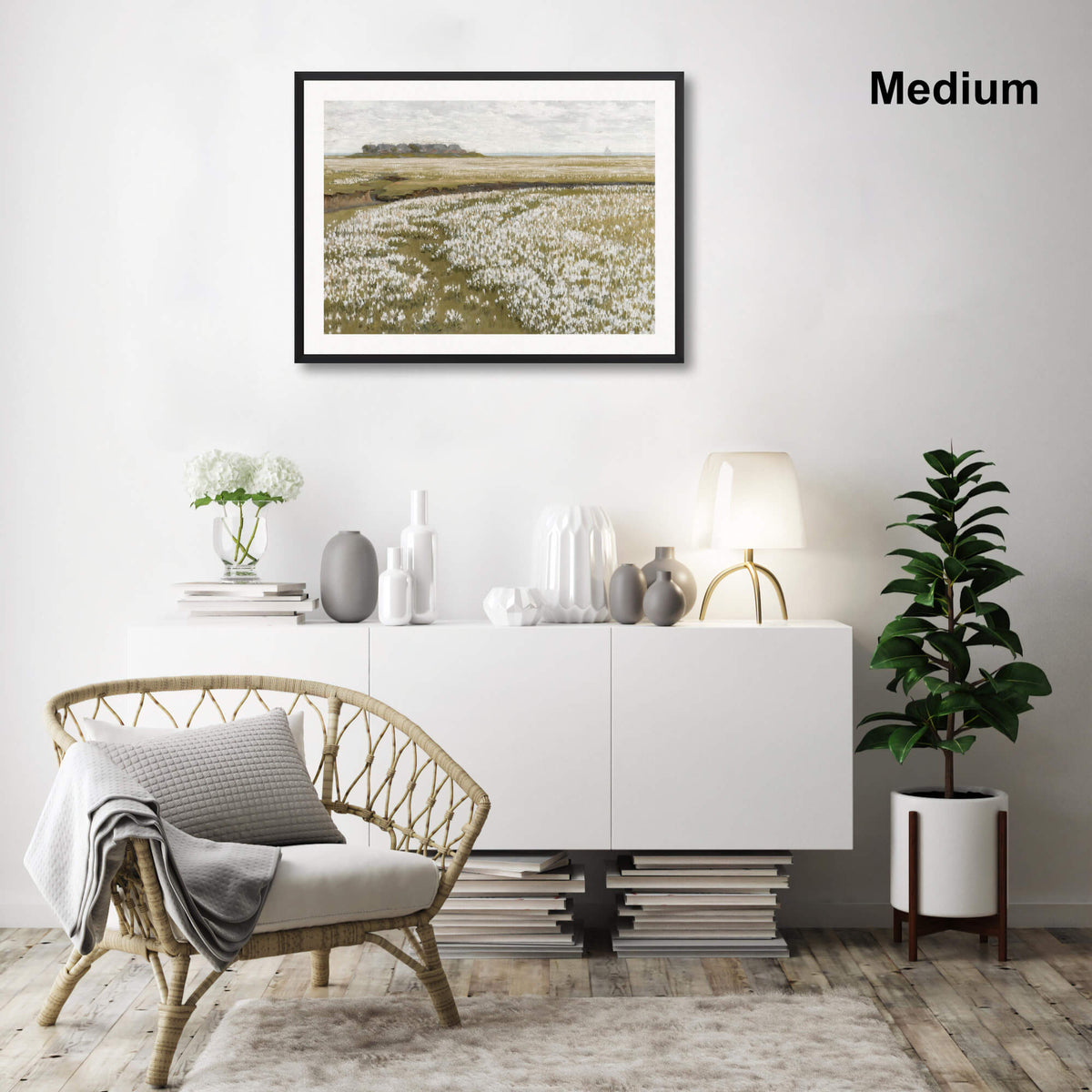 A Vast Summer Landscape by Jacob Alberts Wall Art for Living Room