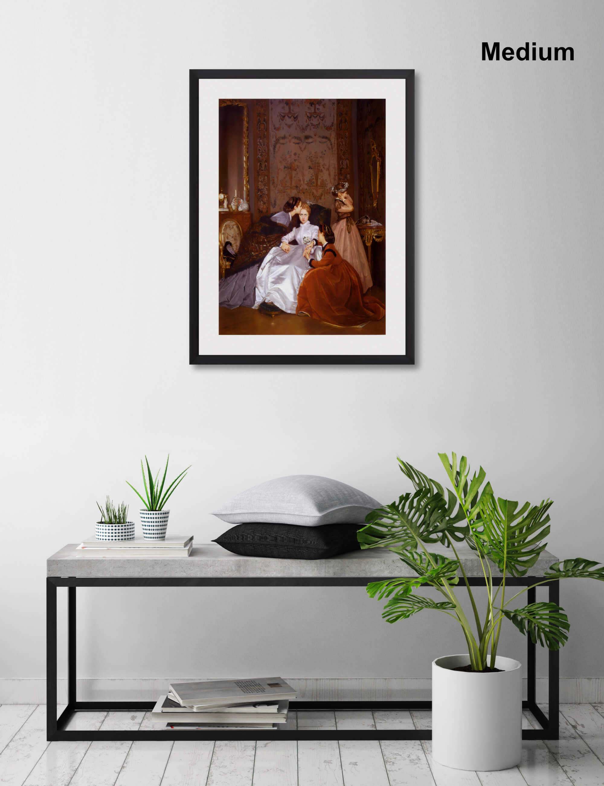 The Reluctant Bride by Auguste Toulmouche Wall Art for Living Room