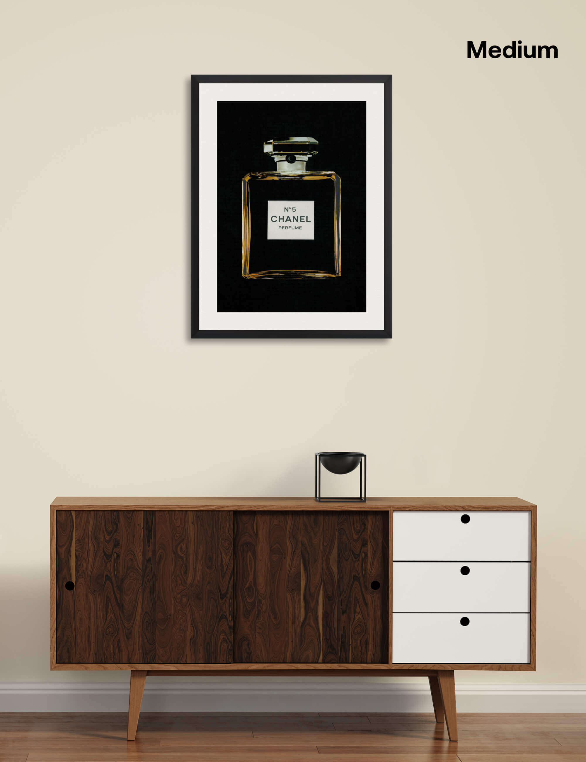 Chanel No.5 Wall Art for Living Room