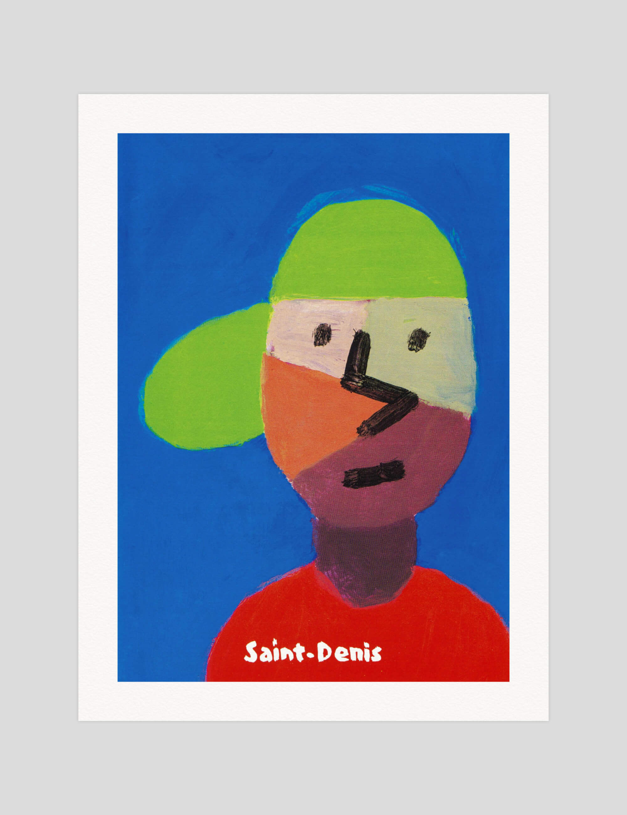 Michel Quarez Saint Denis 1987 gallery quality art print produced using 100% cotton rag textured art paper and pigment based archival inks in New Zealand.