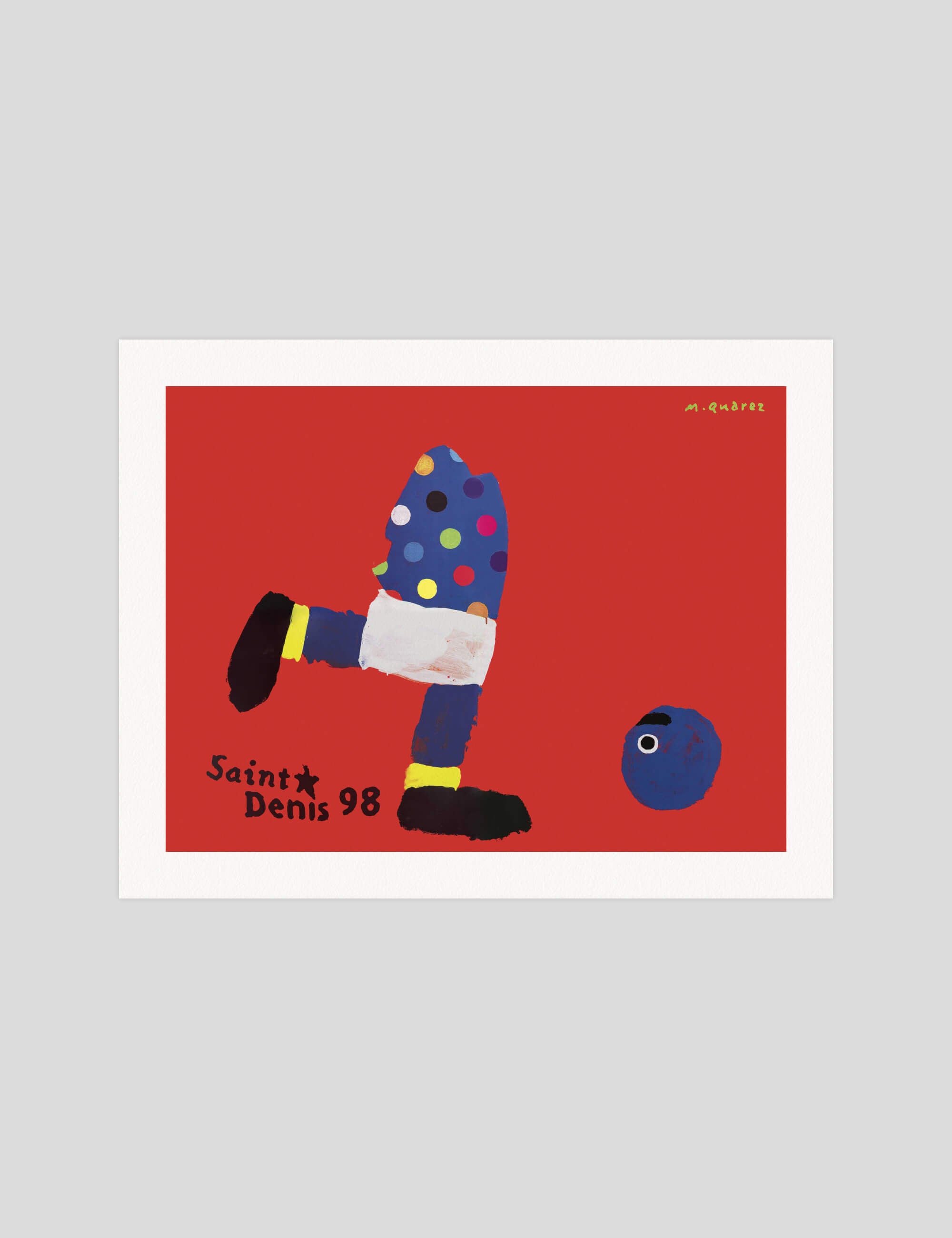 Michel Quarez Saint Denis 1998 gallery quality art print produced using 100% cotton rag textured art paper and pigment based archival inks in New Zealand.