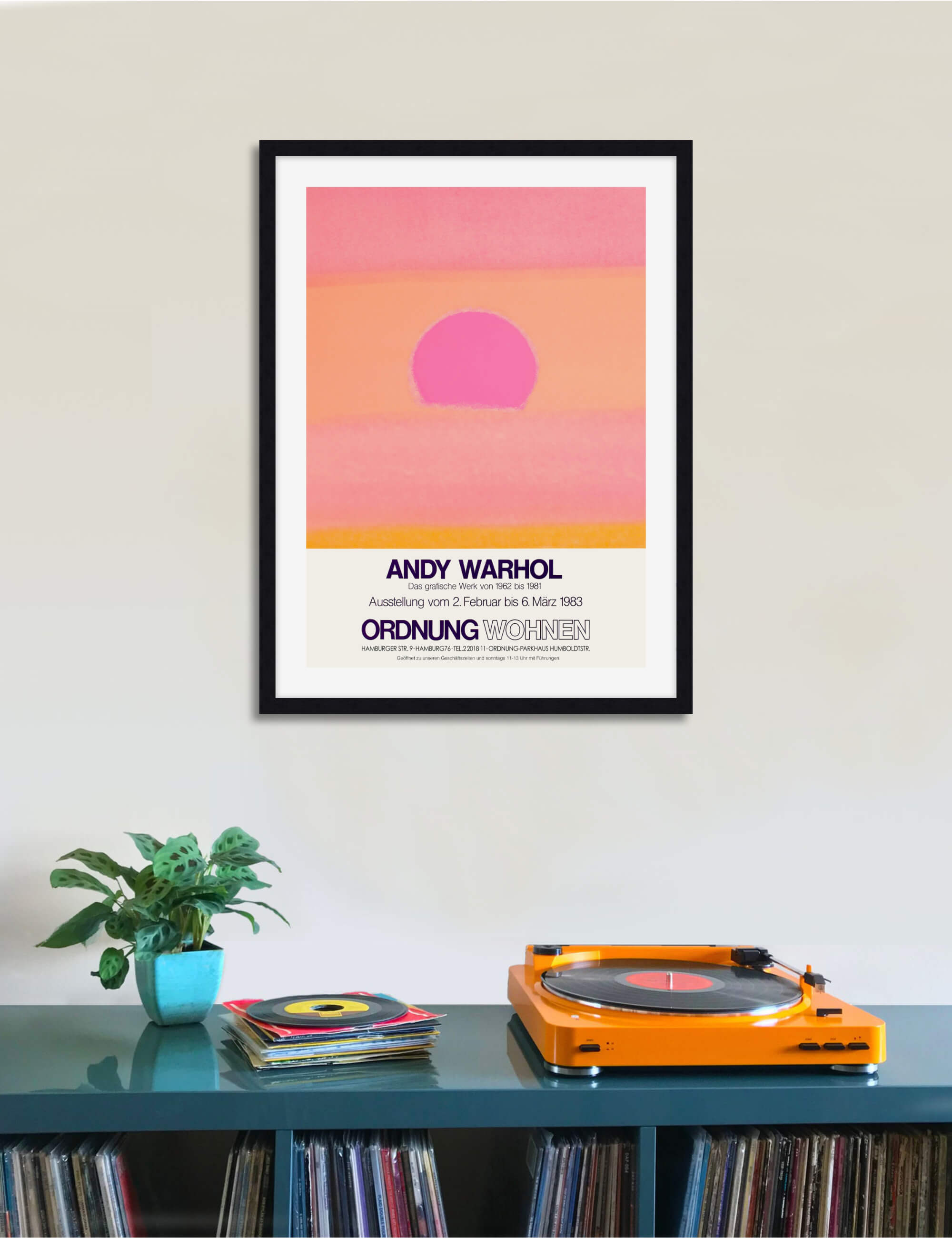 Warhol Ordnung Wohnen 1983 by Andy Warhol Wall Art