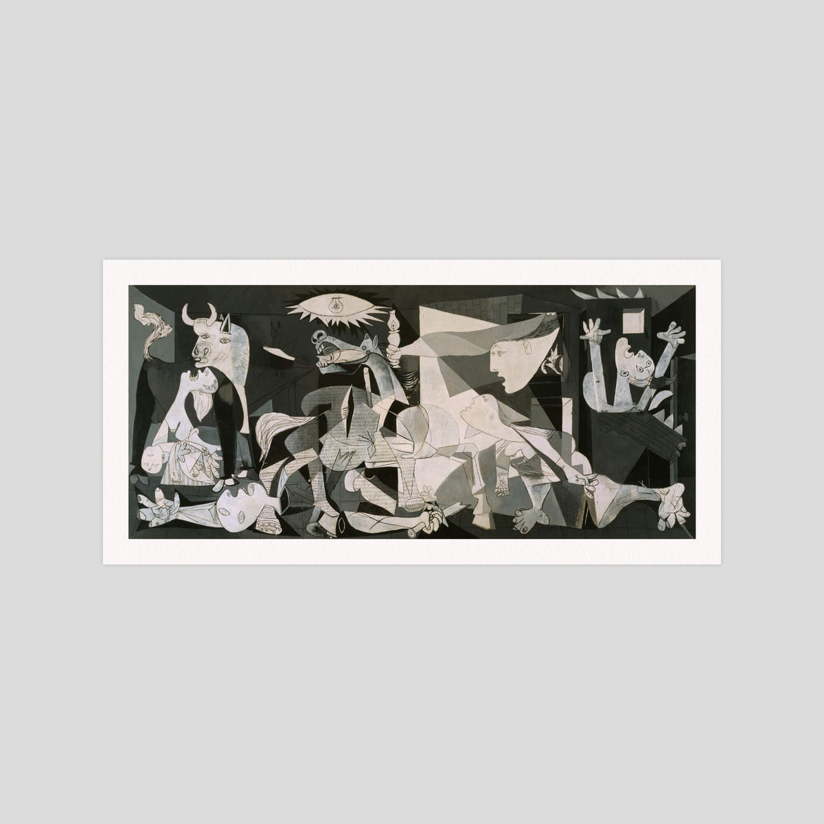 Pablo Picasso Guernica gallery quality art print produced using 100% cotton rag textured art paper and pigment based archival inks in New Zealand.