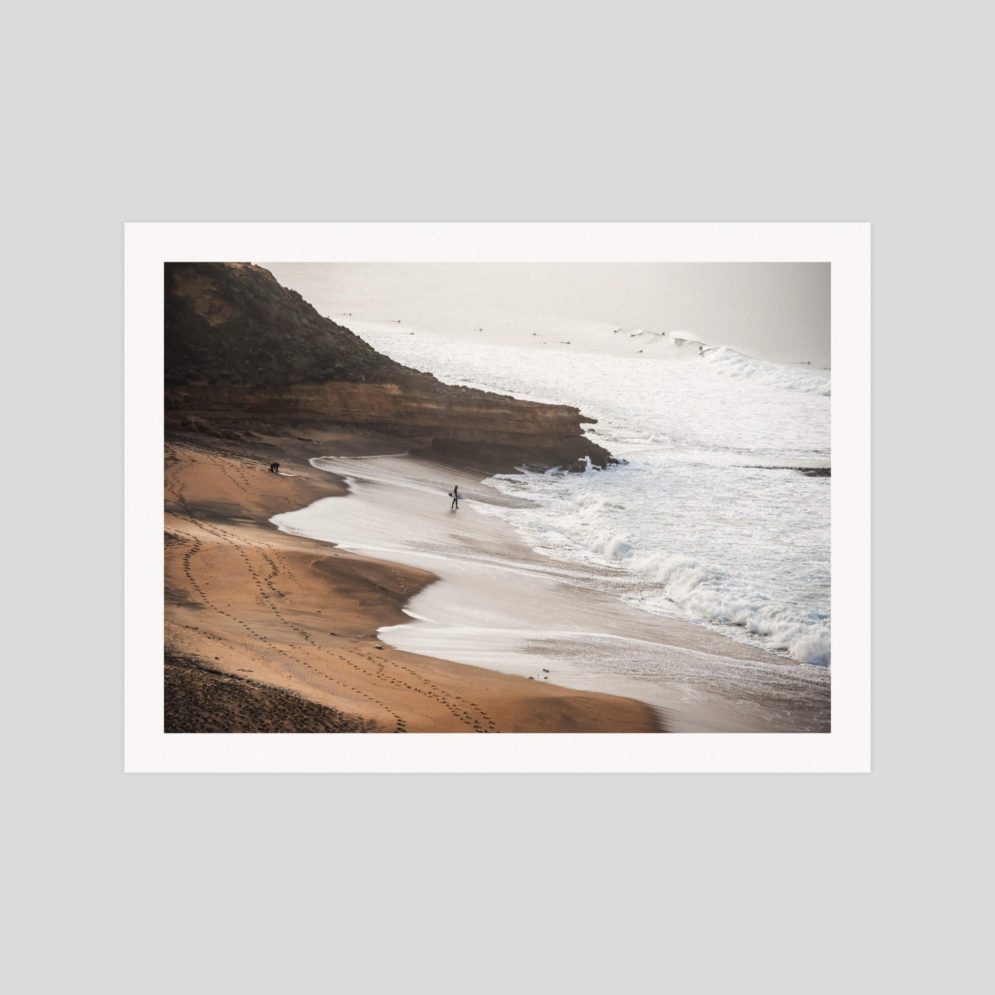 Point Break gallery quality art print produced using 100% cotton rag textured art paper and pigment based archival inks in New Zealand.