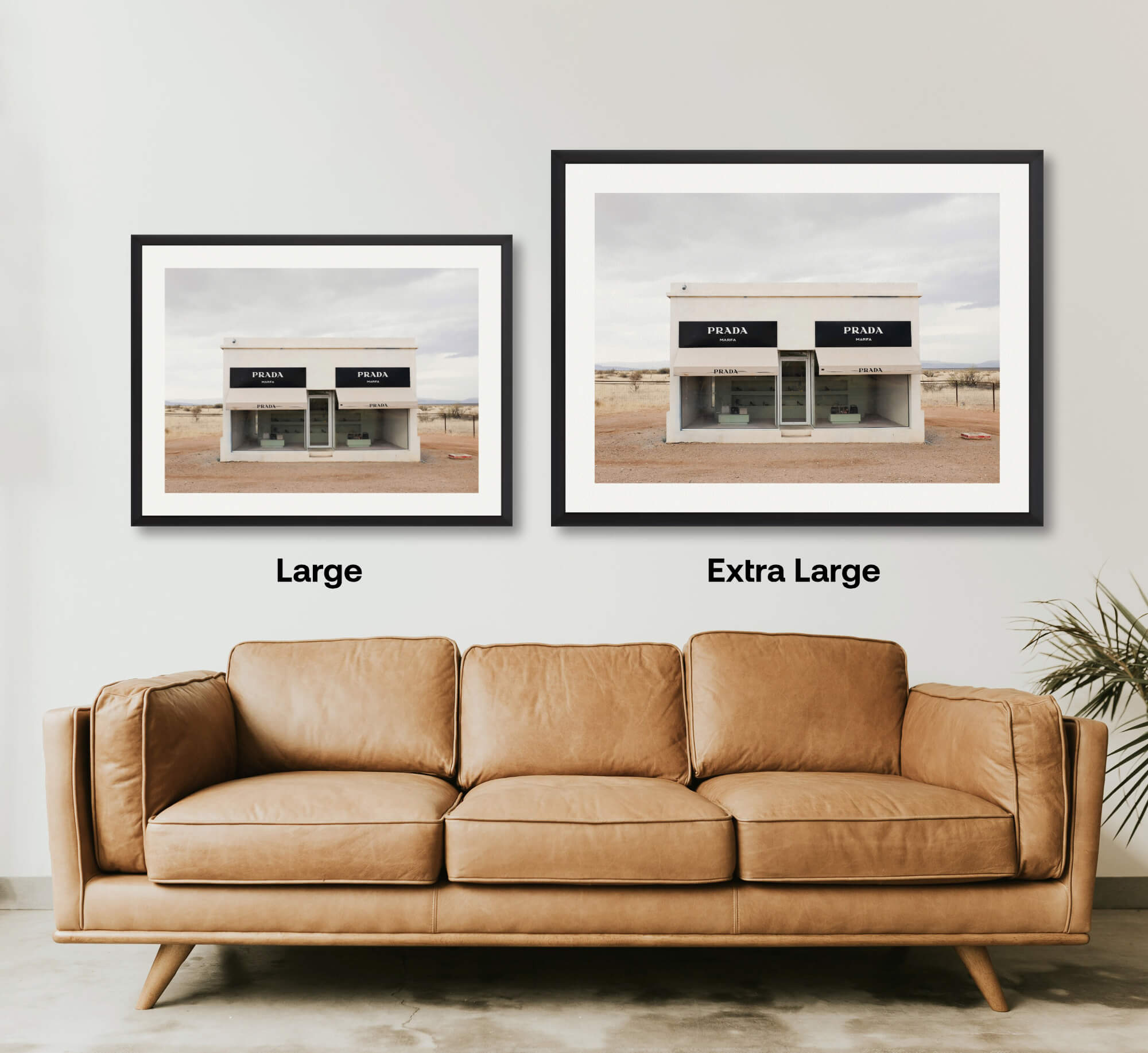 Prada Marfa Desert Art Print | Pop Motif