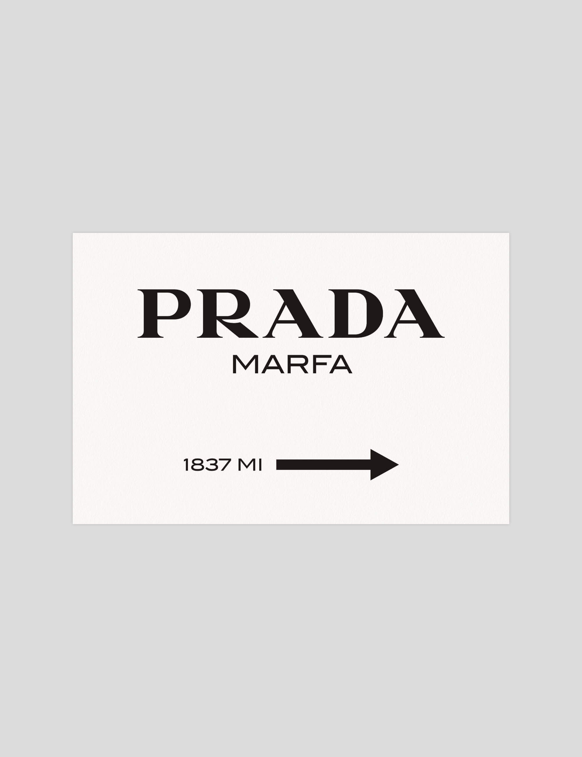 Prada Marfa gallery quality art print produced using 100% cotton rag textured art paper and pigment based archival inks in New Zealand.
