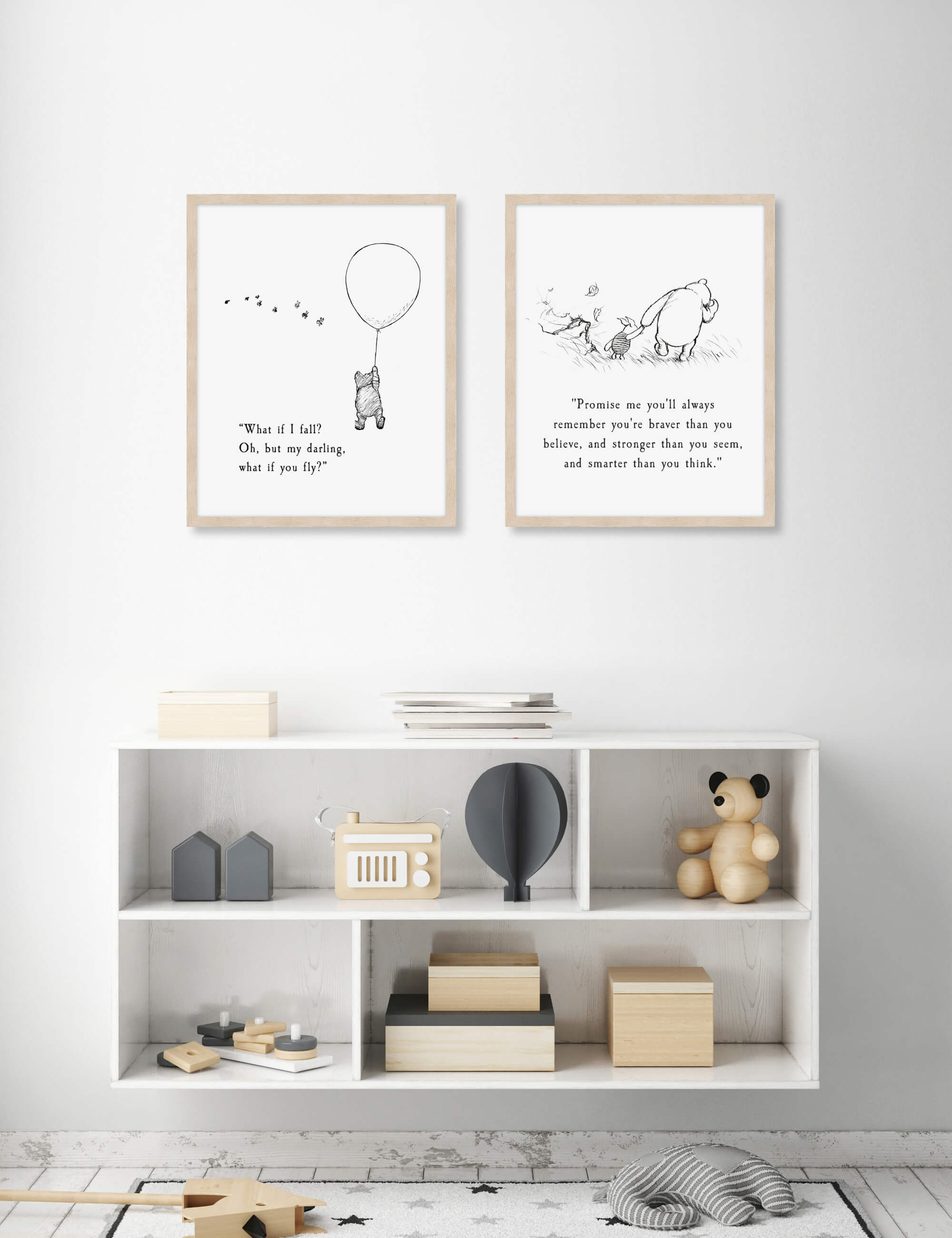 Winnie The Pooh - Promise Me Wall Art for Nursery