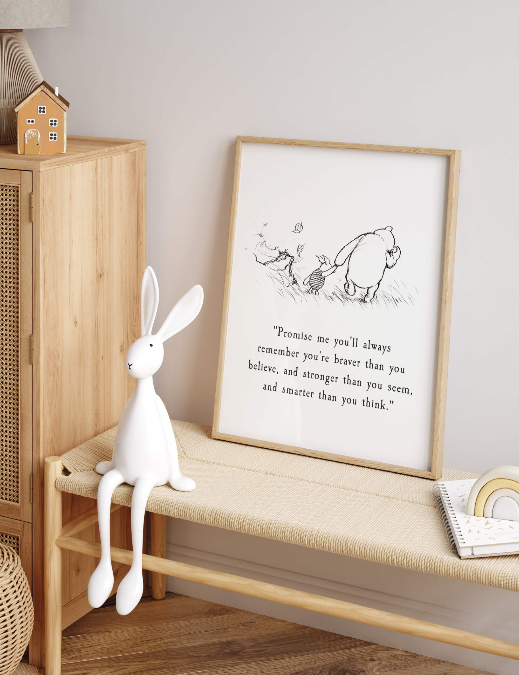 Winnie The Pooh - Promise Me Wall Art for Nursery