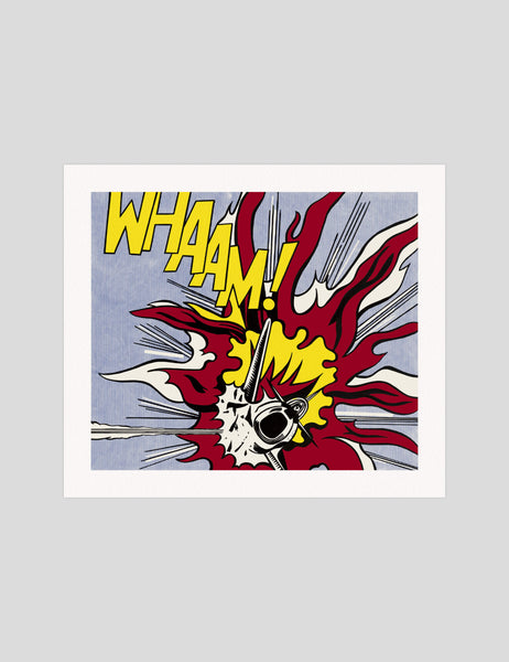 WHAAM (Panel 2) Art Print by Roy Lichtenstein | Pop Motif