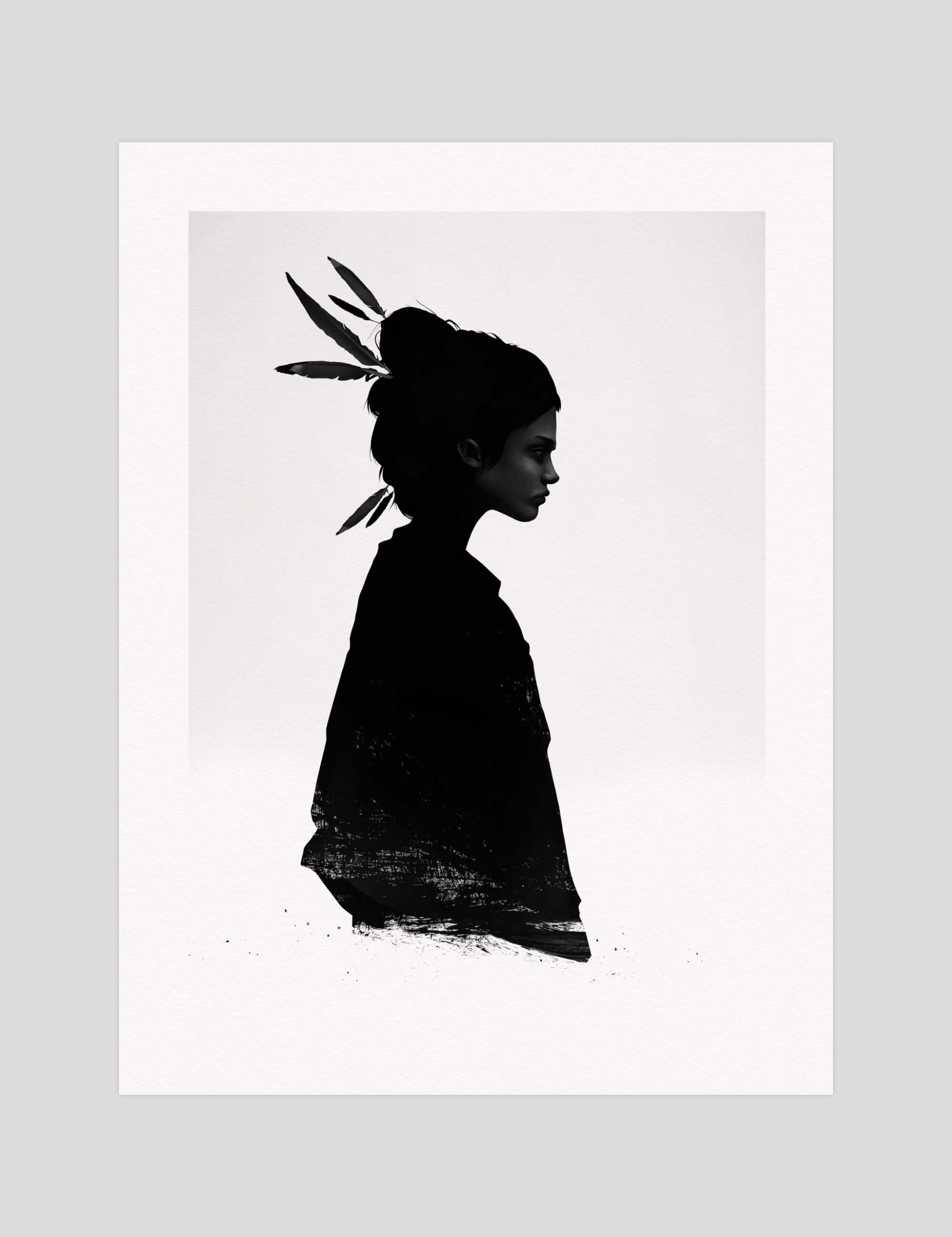 Ruben Ireland Never Never gallery quality art print produced using 100% cotton rag textured art paper and pigment based archival inks in New Zealand.