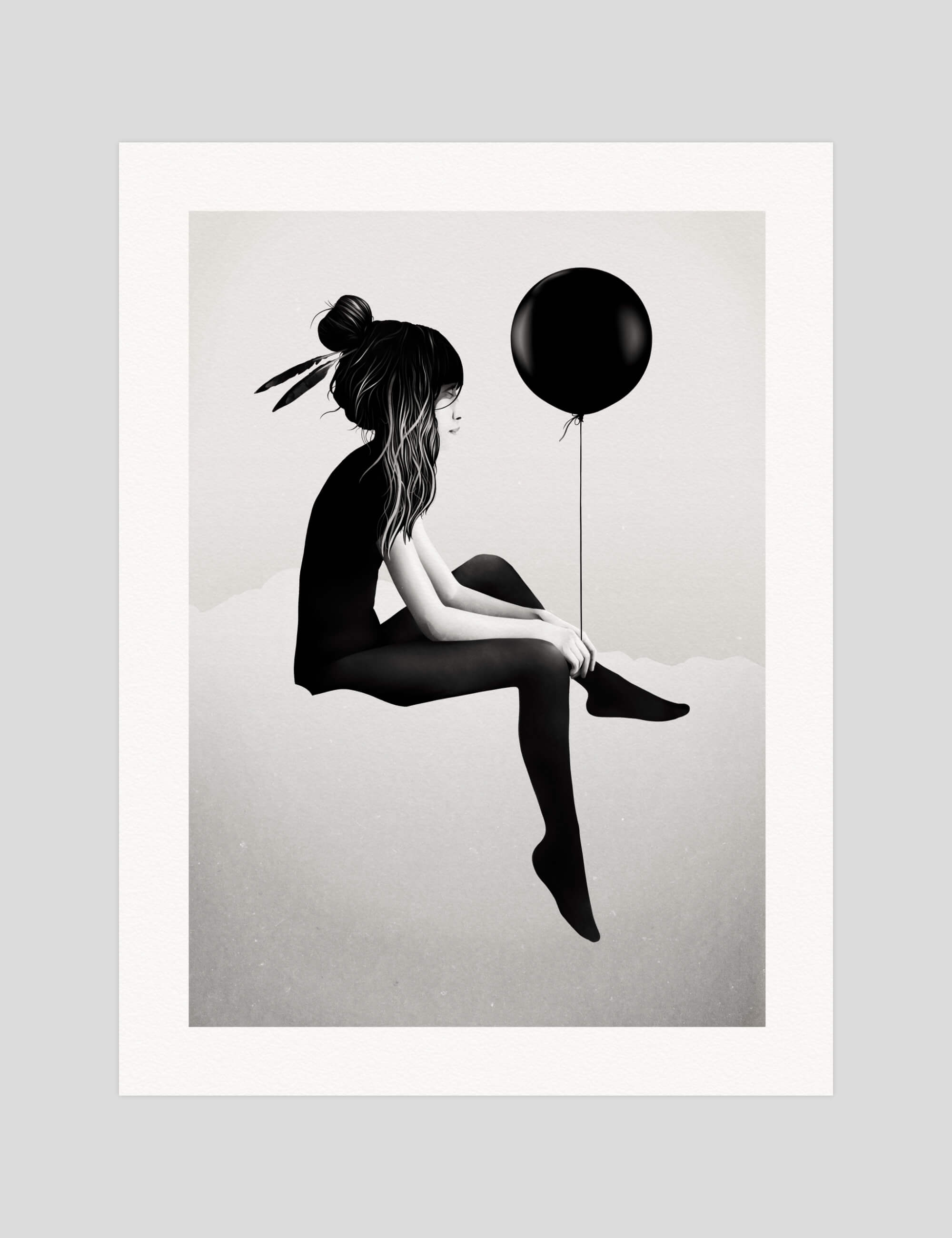 Ruben Ireland No Such Thing As Nothing (Day) gallery quality art print produced using 100% cotton rag textured art paper and pigment based archival inks in New Zealand.