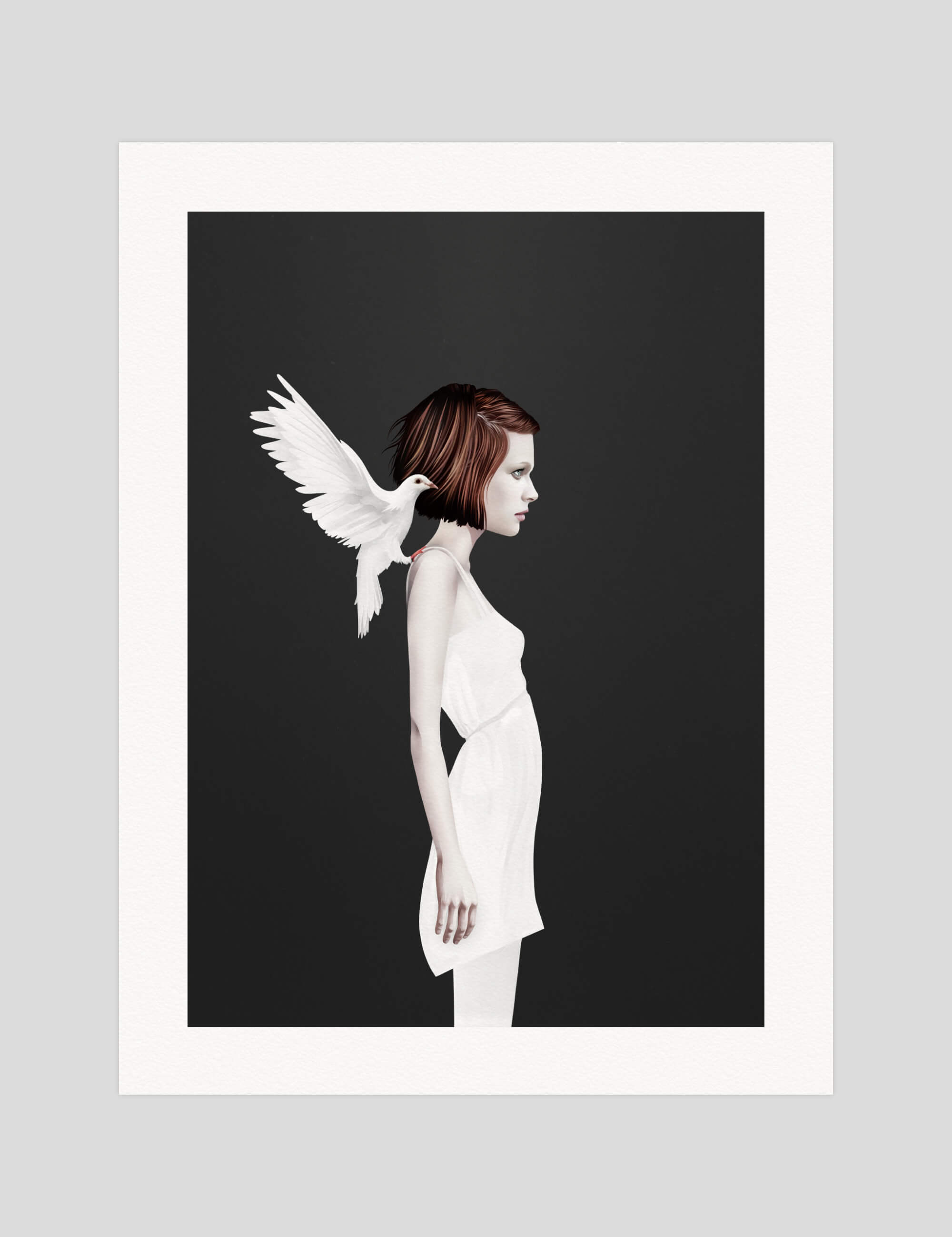 Ruben Ireland Only You gallery quality art print produced using 100% cotton rag textured art paper and pigment based archival inks in New Zealand.