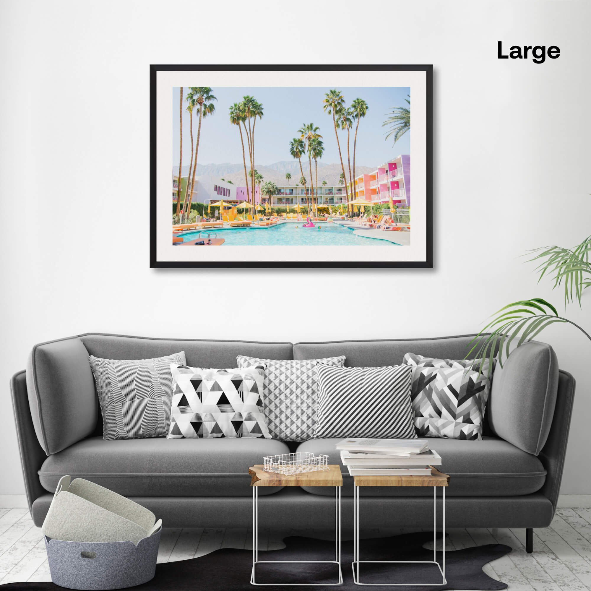 Saguaro Hotel Palm Springs Wall Art for Living Room