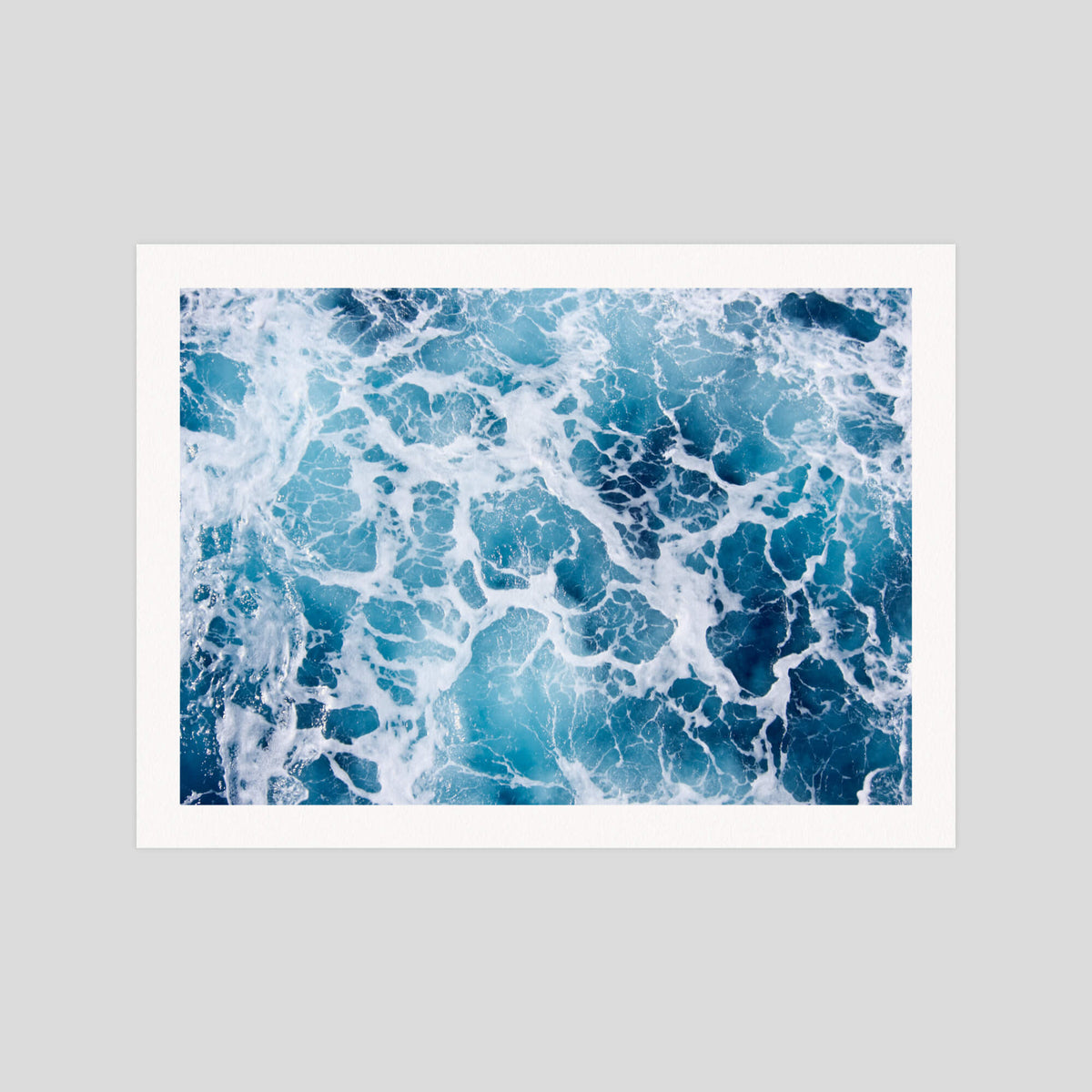 Sea Foam gallery quality art print produced using 100% cotton rag textured art paper and pigment based archival inks in New Zealand.