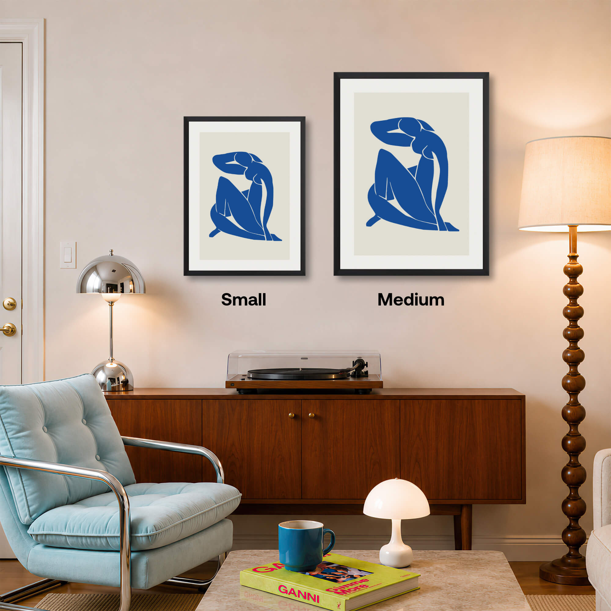 Blue Nude II Art Print by Henri Matisse | Pop Motif