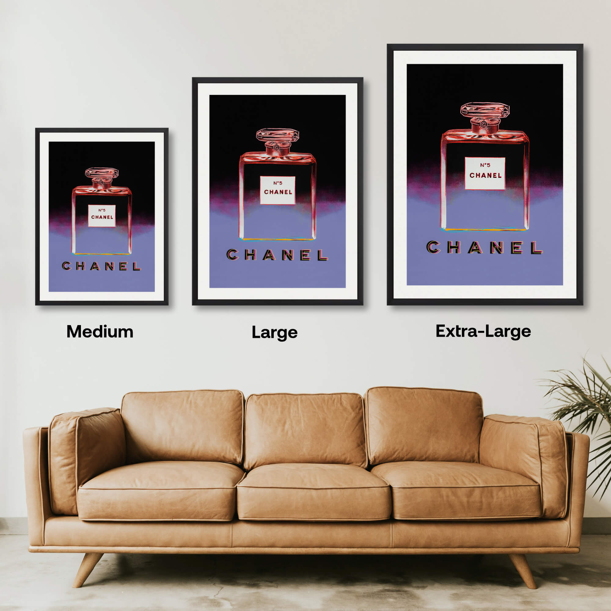 Chanel No.5 (Purple/Black) by Andy Warhol | Pop Motif