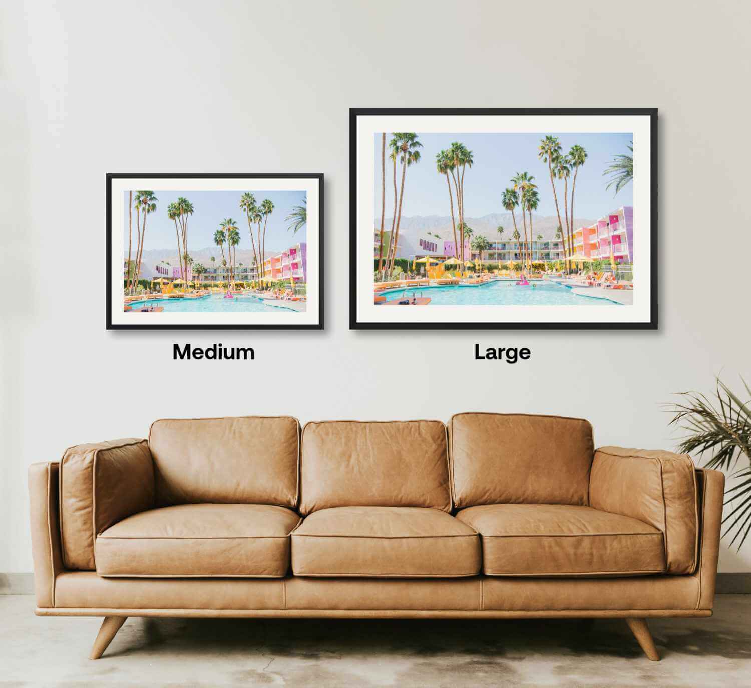 Saguaro Hotel Palm Springs Art Print | Pop Motif