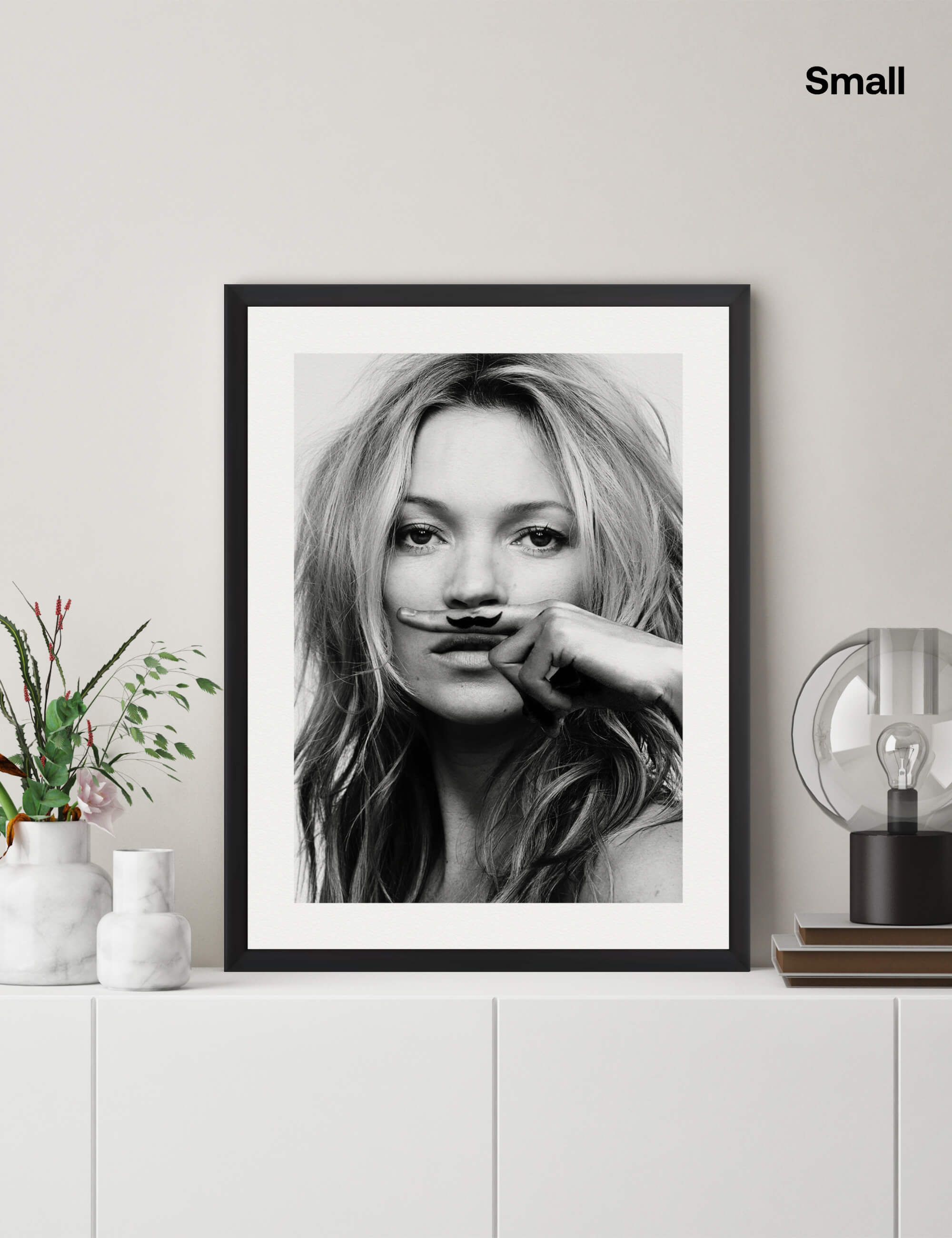 Kate Moss Life Is A Joke Wall Art