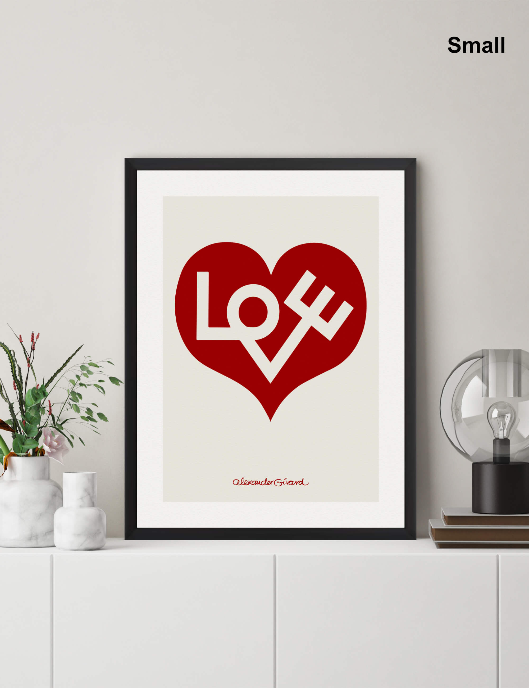 Love by Alexander Girard Wall Art