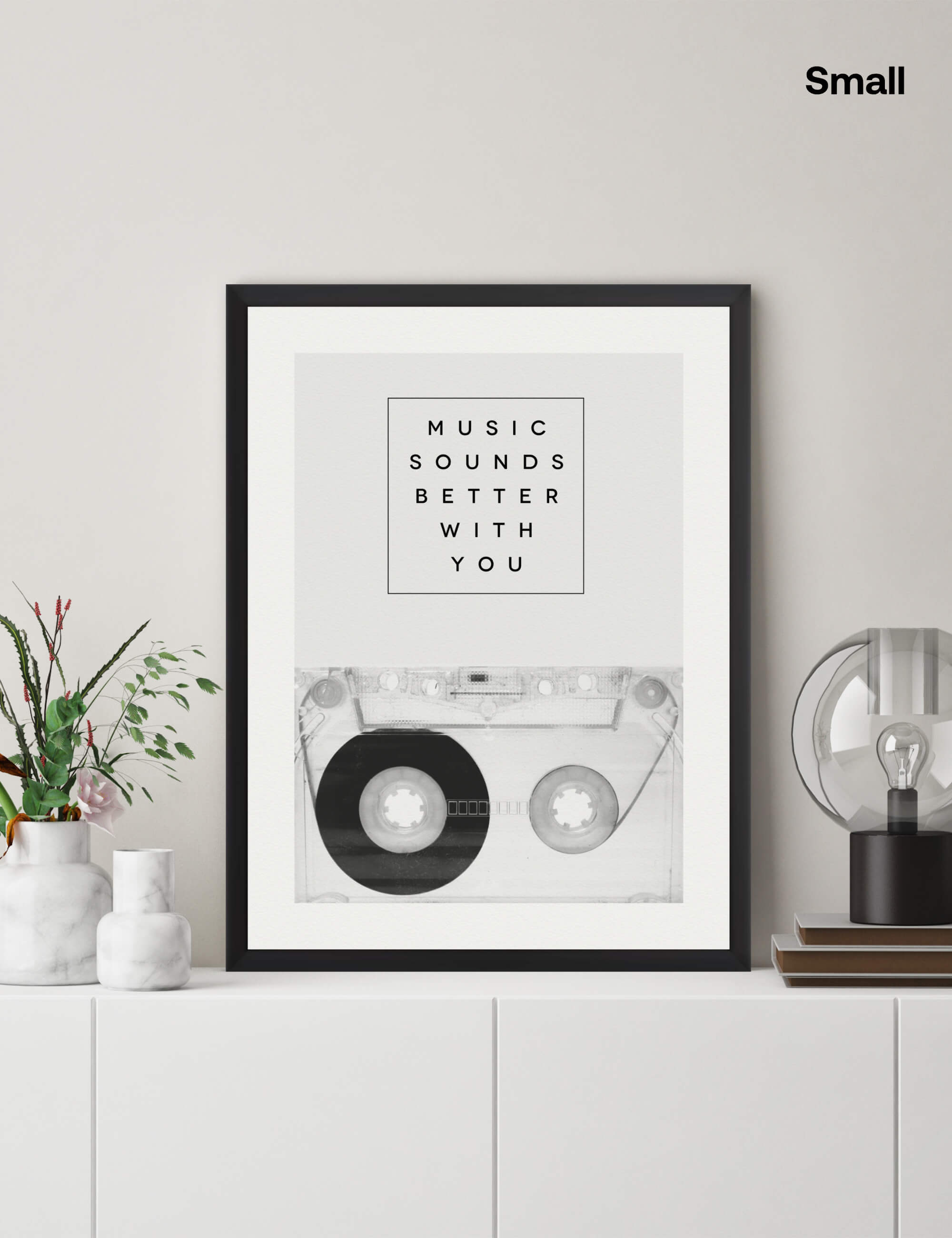 Music Sounds Better With You by Galaxy Eyes Wall Art