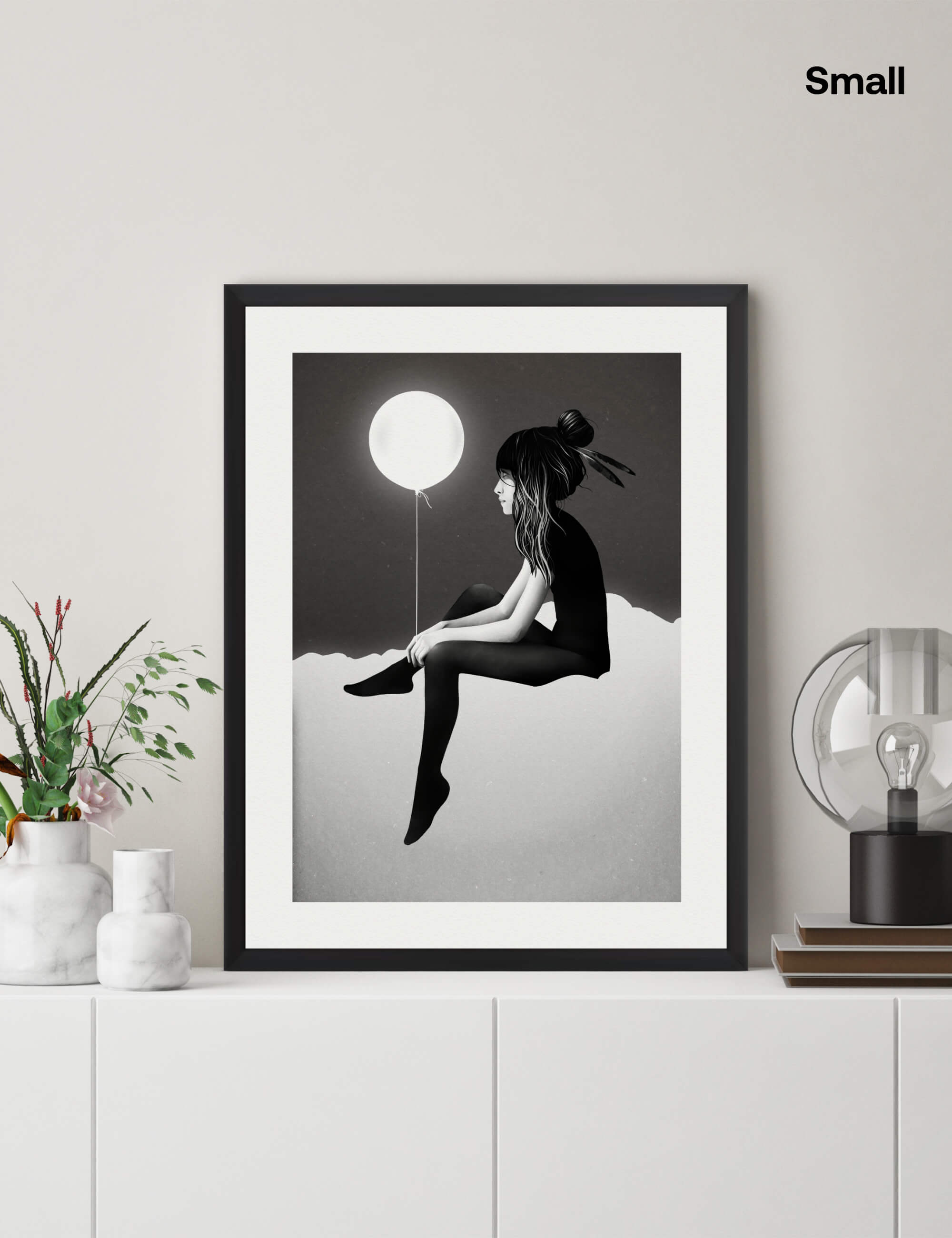 No Such Thing As Nothing (Night) Art Print by Ruben Ireland | Pop