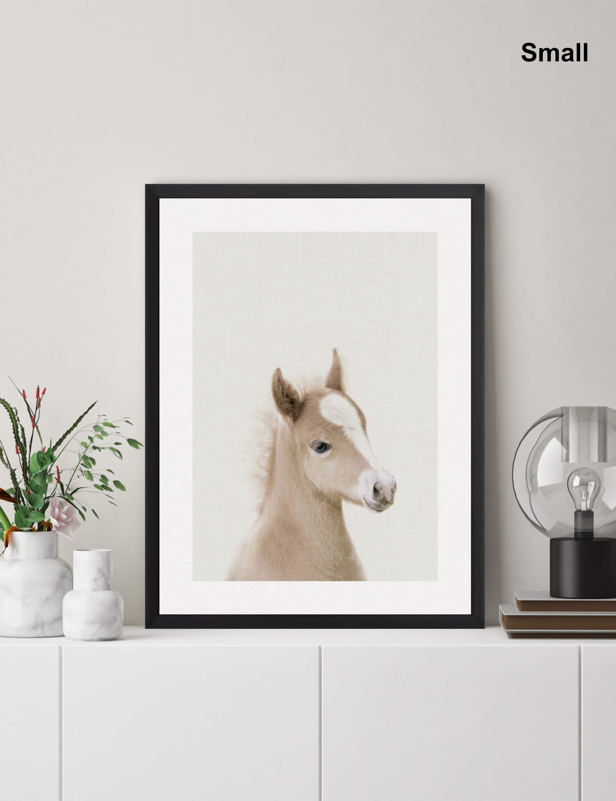 Baby Horse by Peekaboo Prints Wall Art