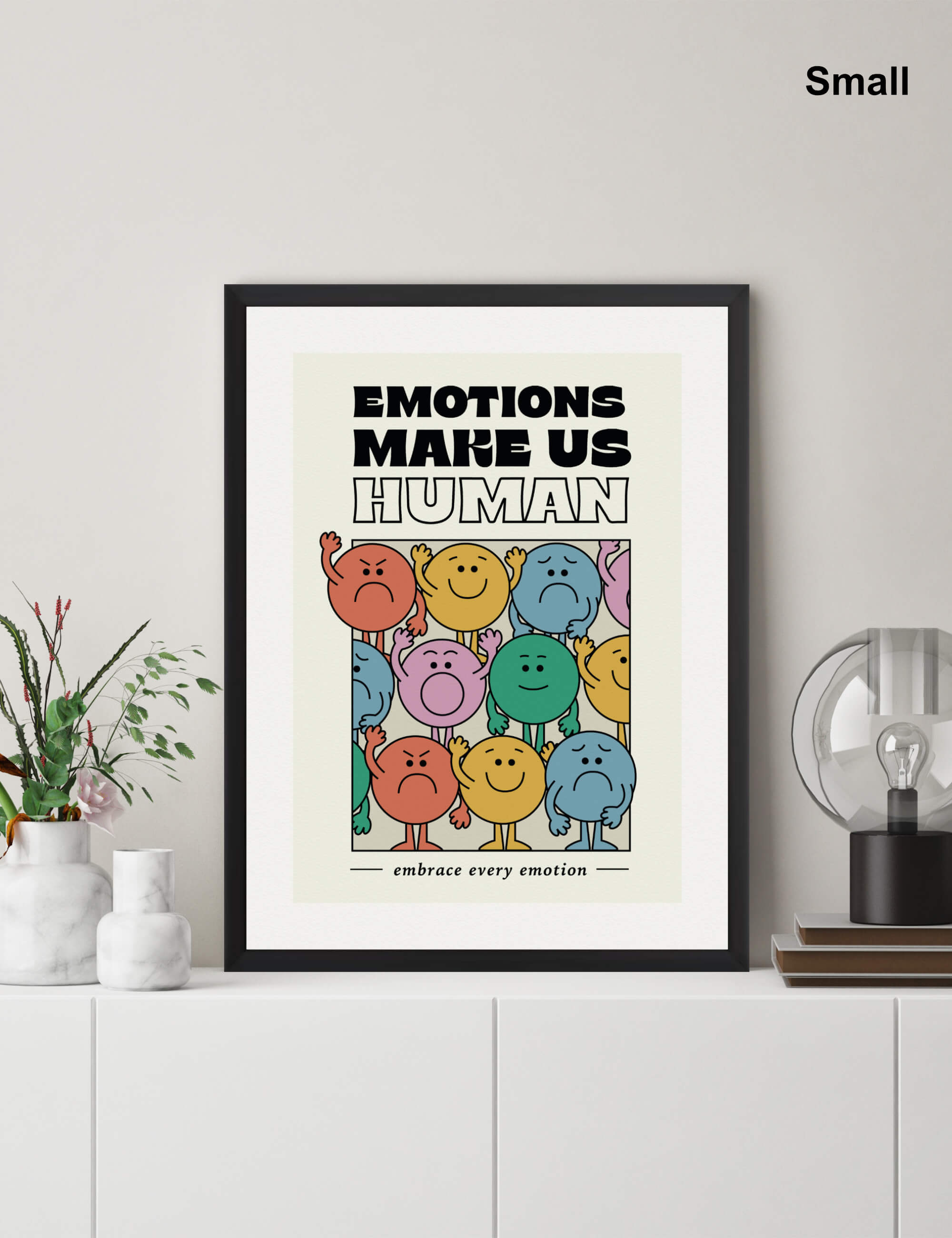 Emotions Make Us Human by Alexandra Teats Wall Art