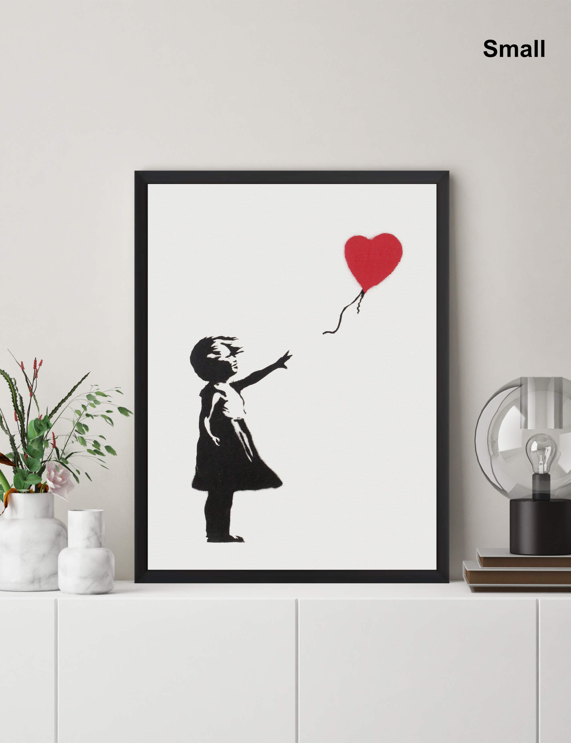 Girl With Balloon by Banksy Wall Art