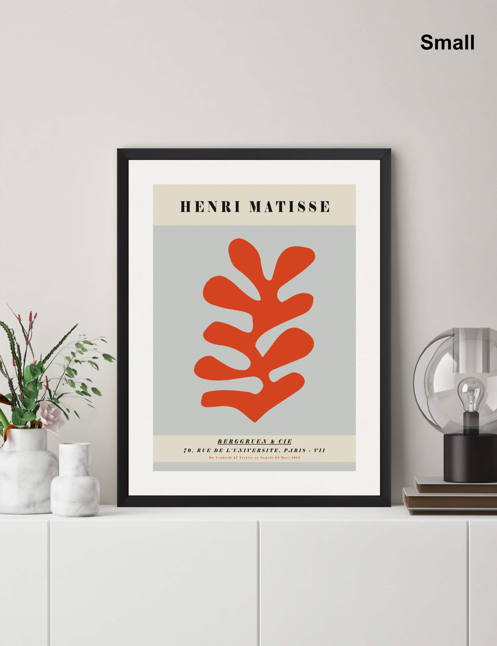 Red Coral by Henri Matisse Wall Art