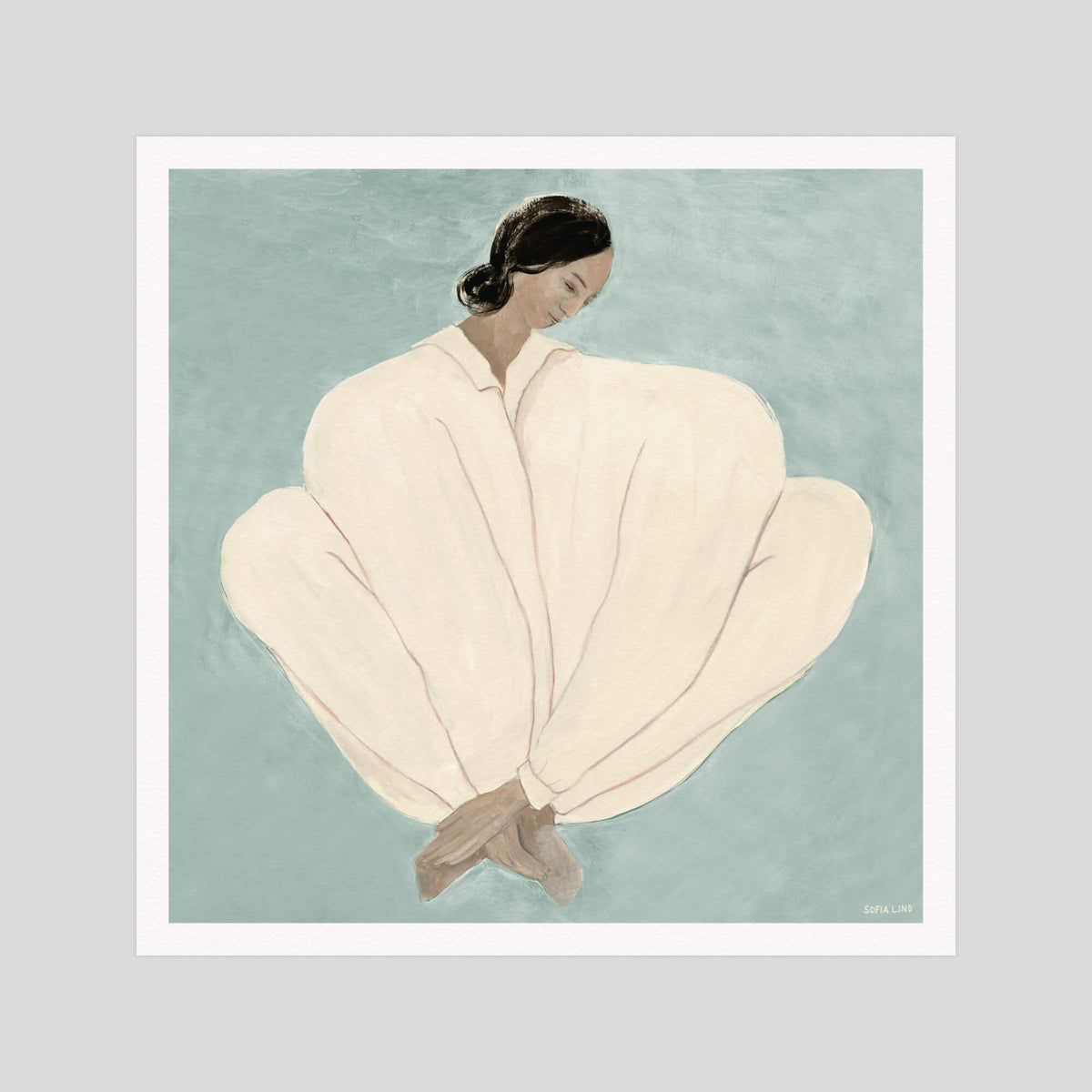 Sofia Lind Meet Me At Jaurés gallery quality art print produced using 100% cotton rag textured art paper and pigment based archival inks in New Zealand.