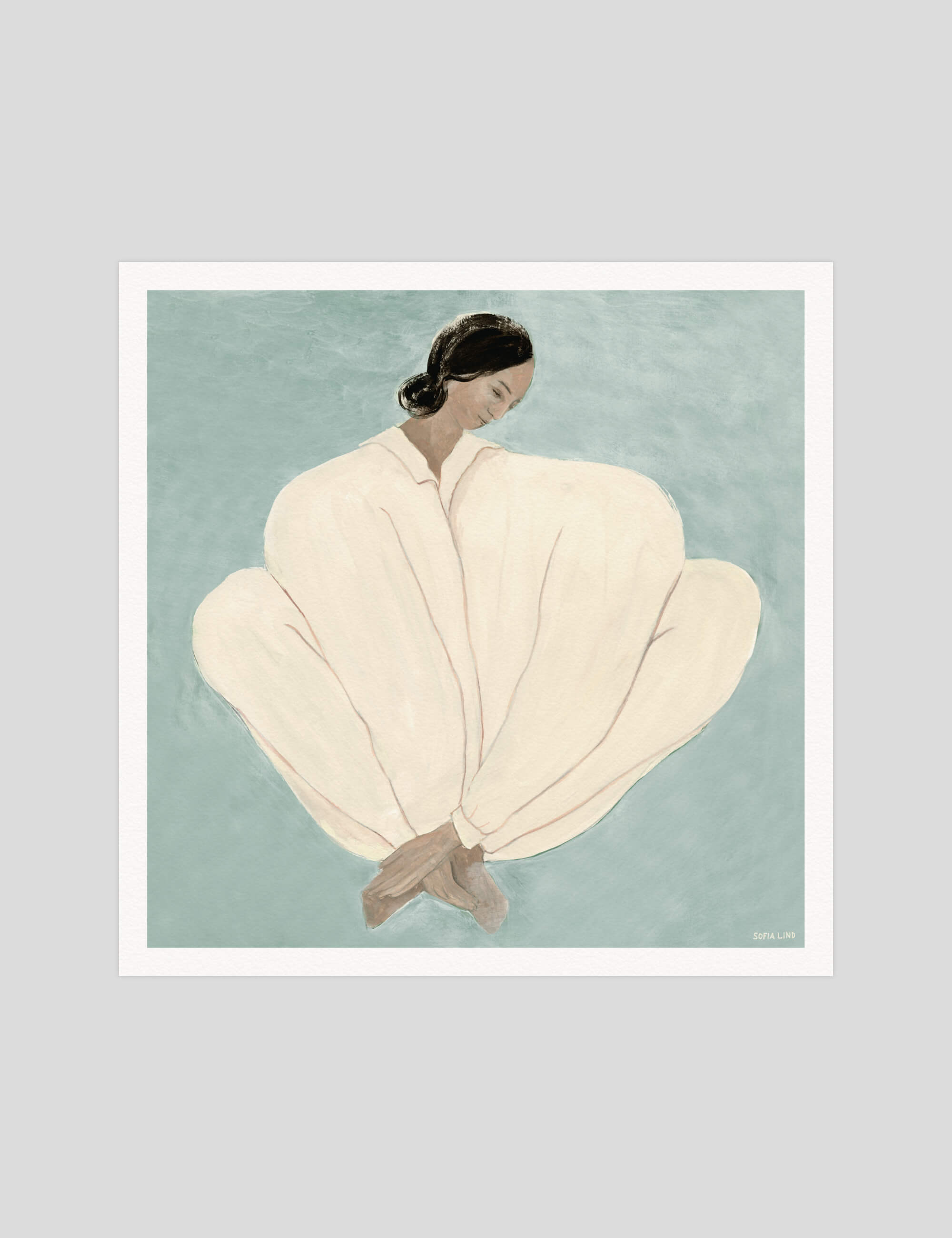 Sofia Lind Meet Me At Jaurés gallery quality art print produced using 100% cotton rag textured art paper and pigment based archival inks in New Zealand.
