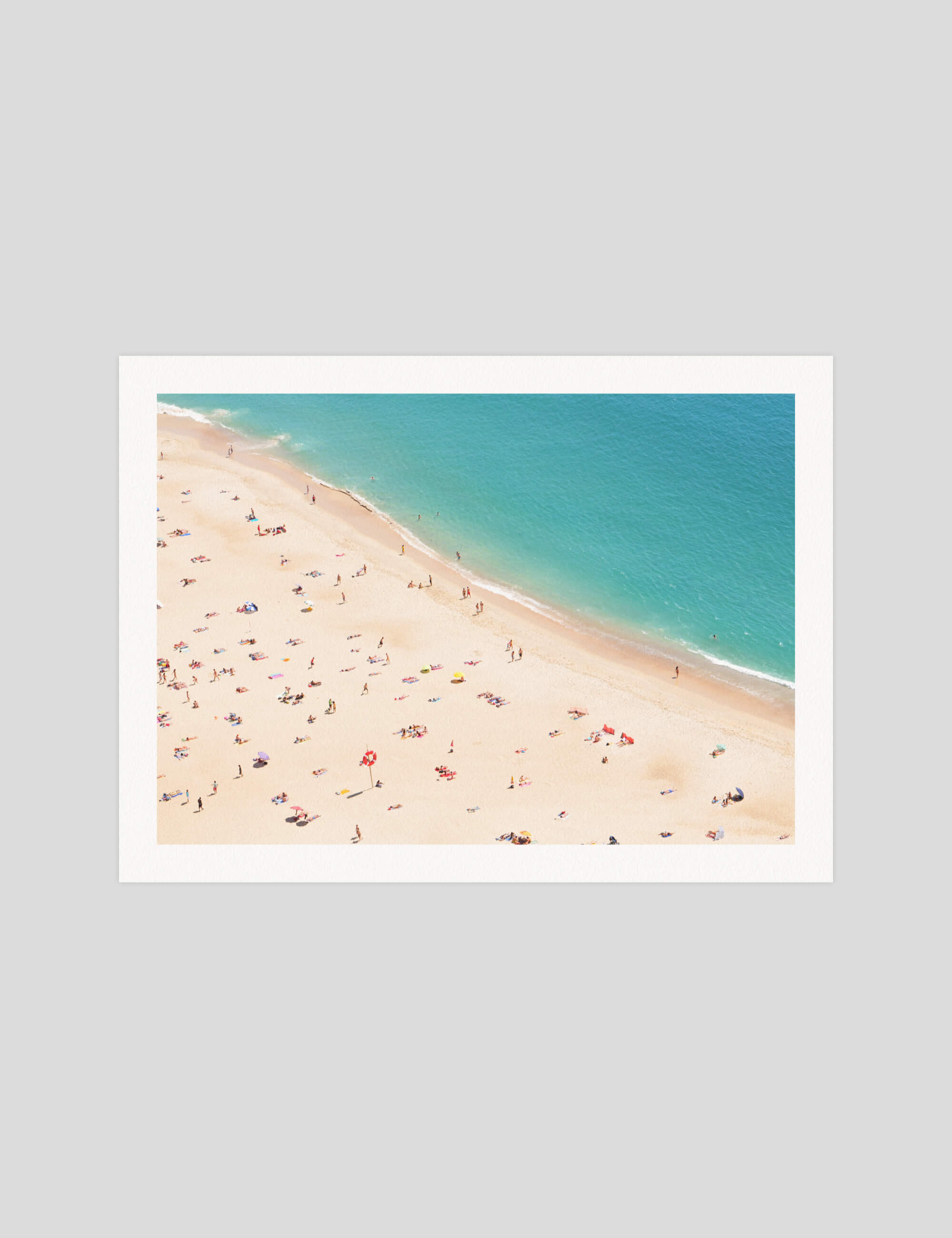 The Beach gallery quality art print produced using 100% cotton rag textured art paper and pigment based archival inks in New Zealand.