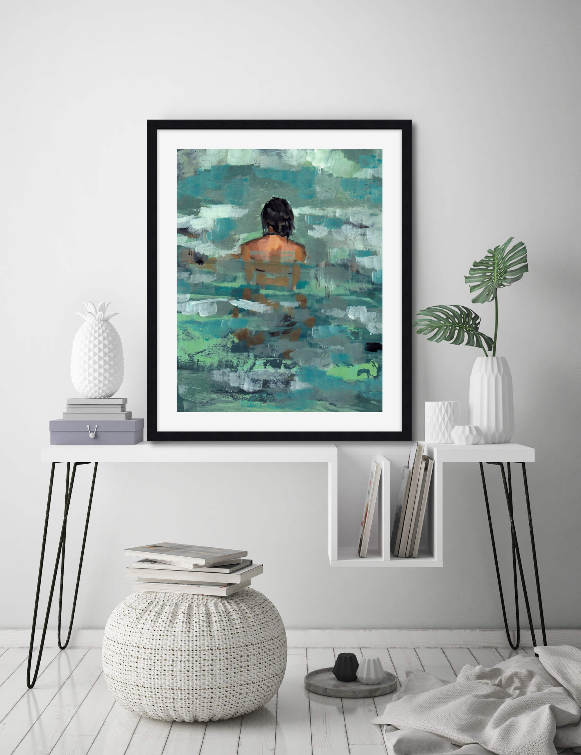 Undertow by Clare Elsaesser Wall Art for Bedroom