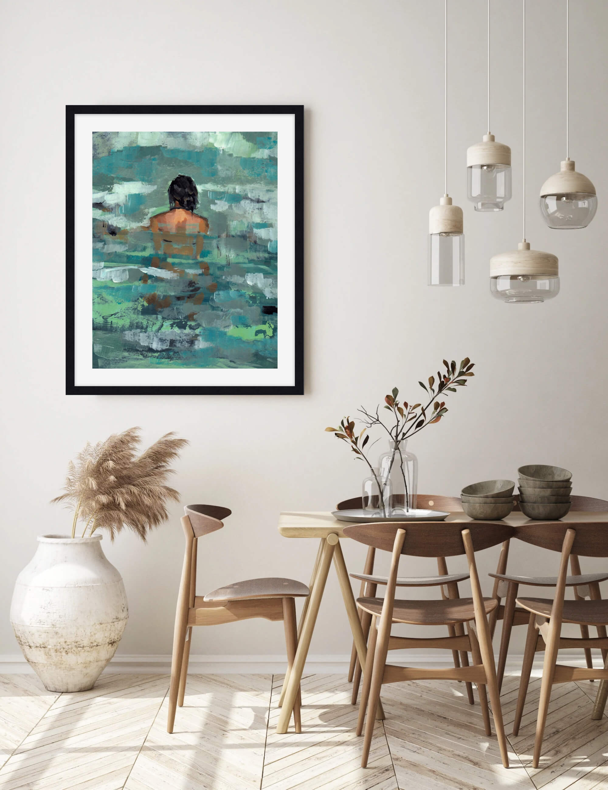 Undertow by Clare Elsaesser Wall Art for Dining Room