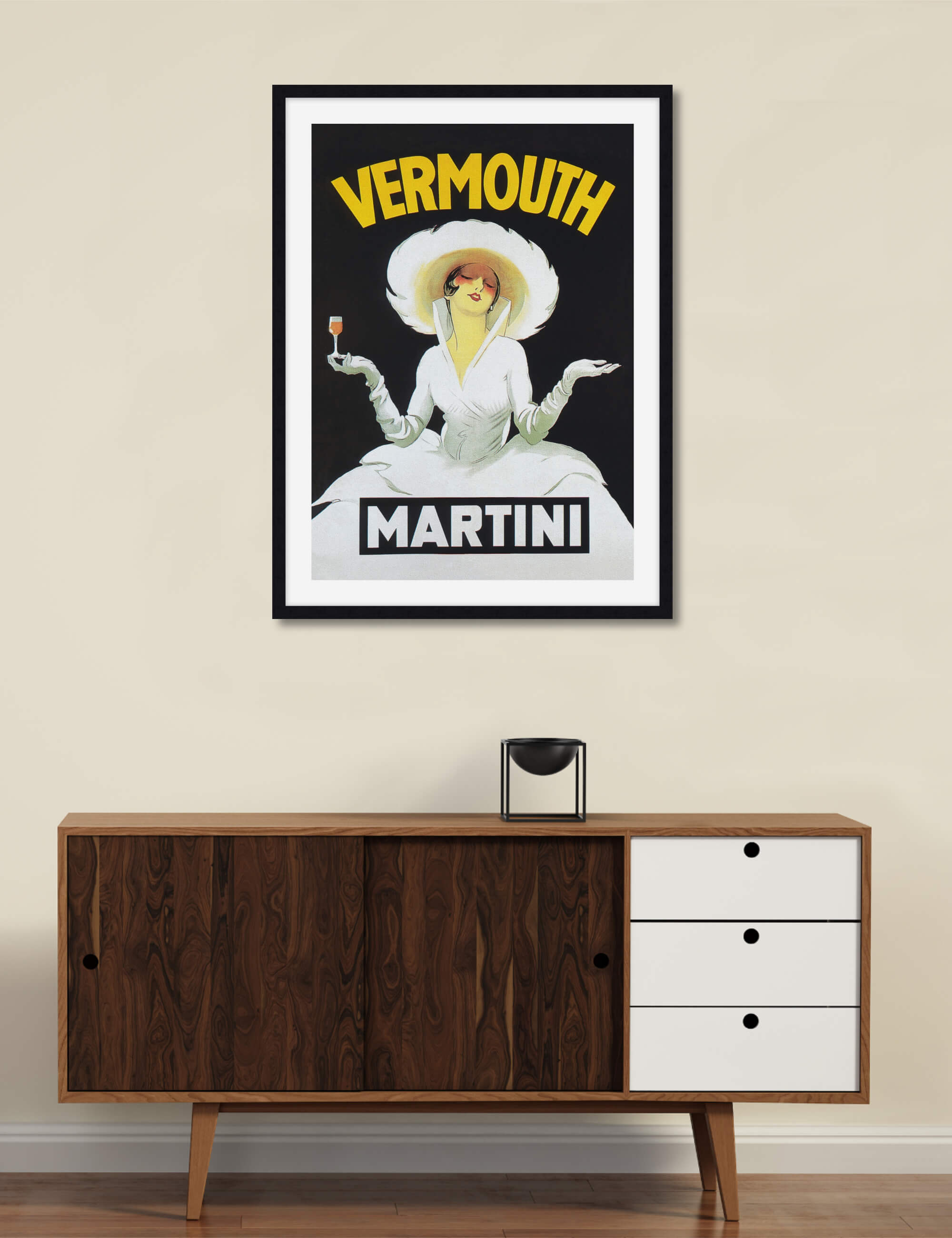Vermouth Martini by Marcello Dudovich Wall Art for Living Room