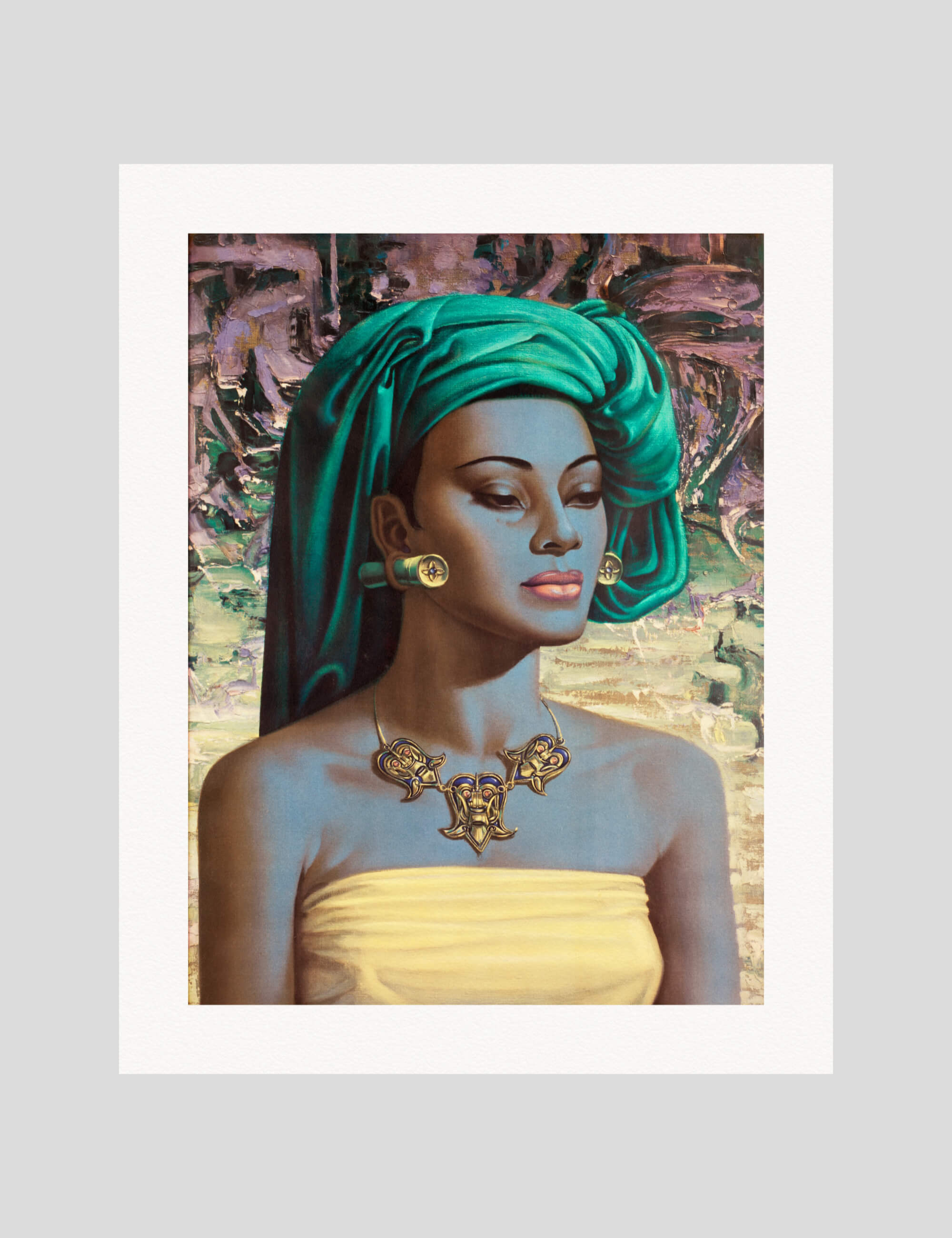 Vladimir Tretchikoff Balinese Girl gallery quality art print produced using 100% cotton rag textured art paper and pigment based archival inks in New Zealand.